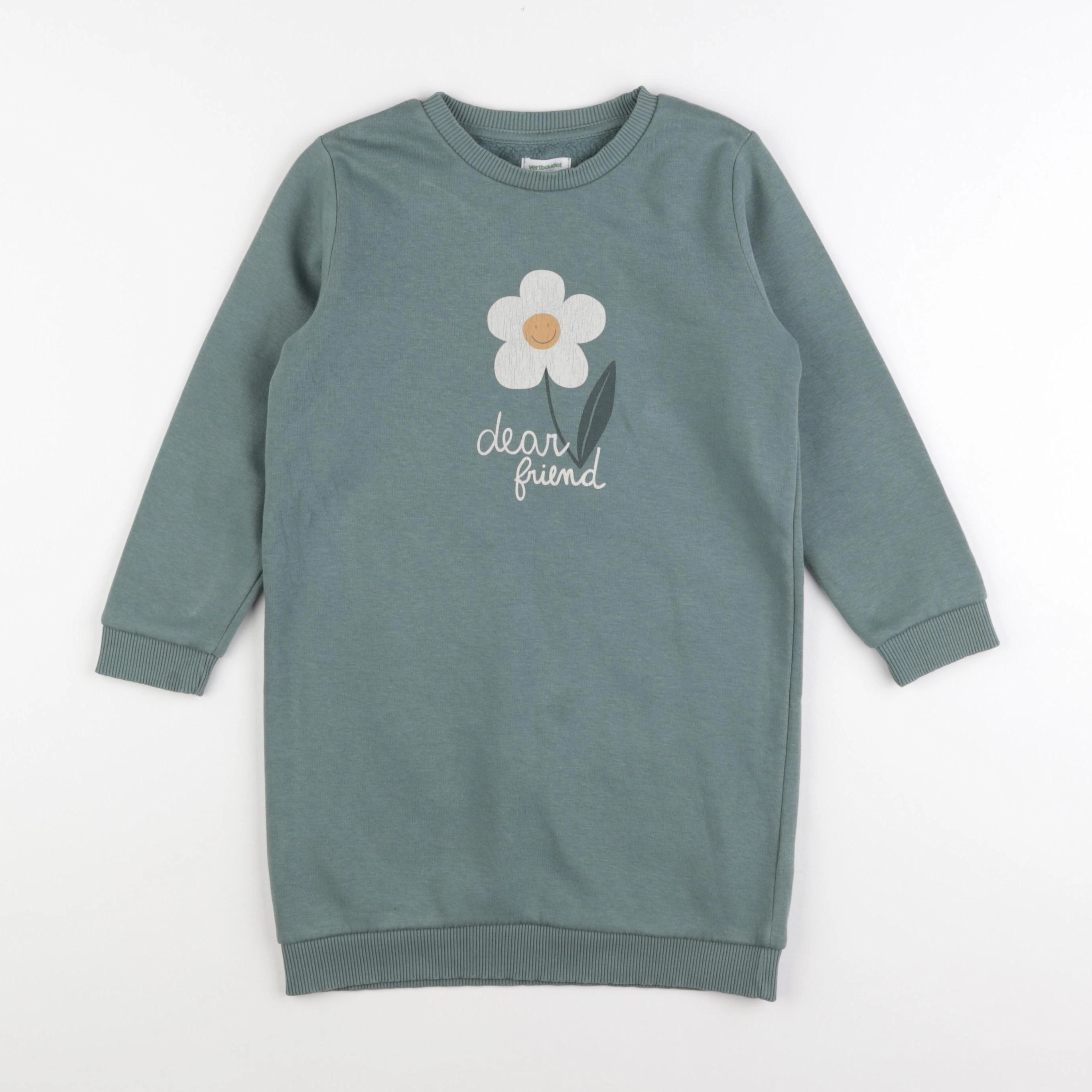Vertbaudet - robe vert - 6 ans