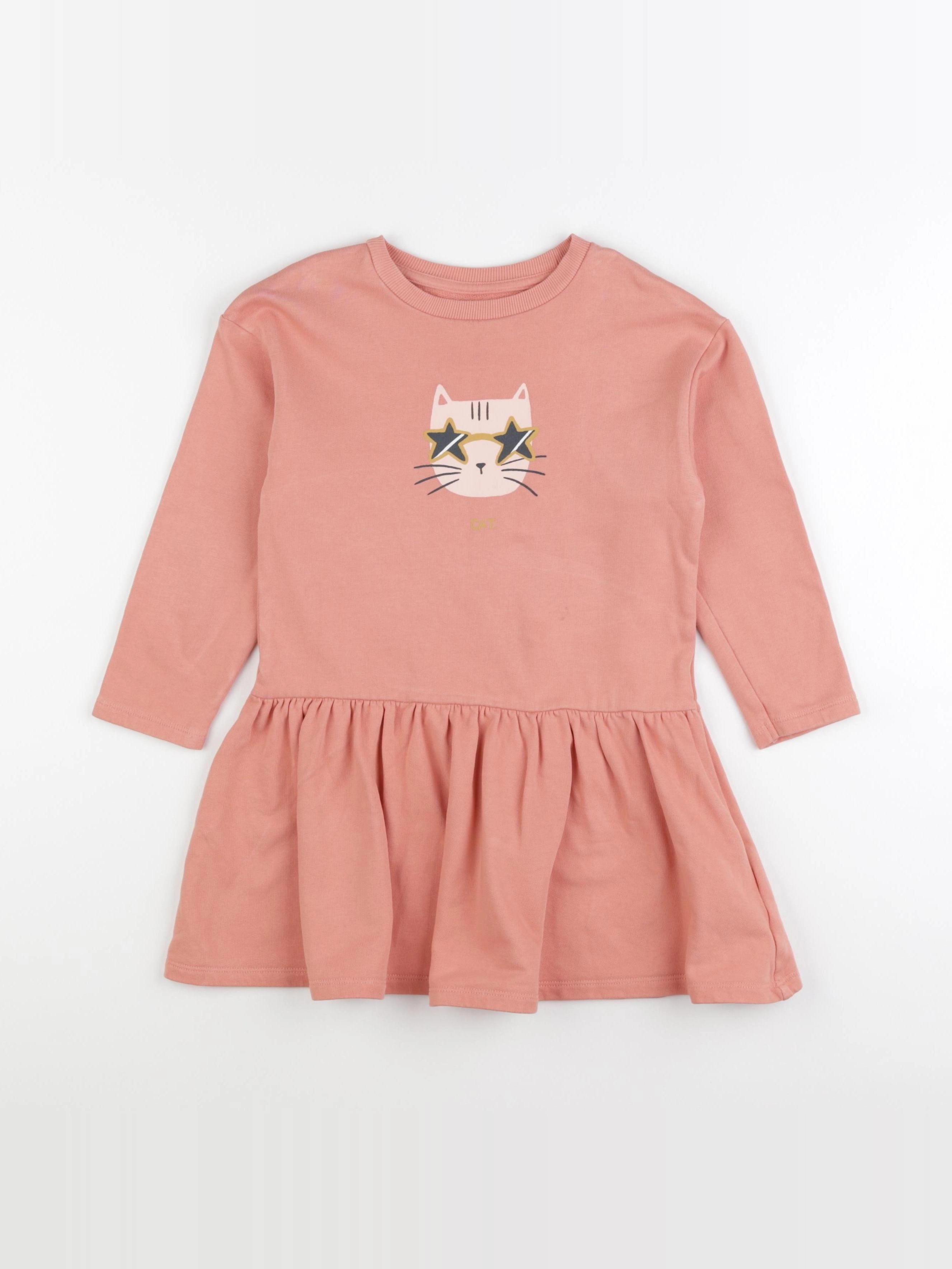 Vertbaudet - robe rose - 6 ans