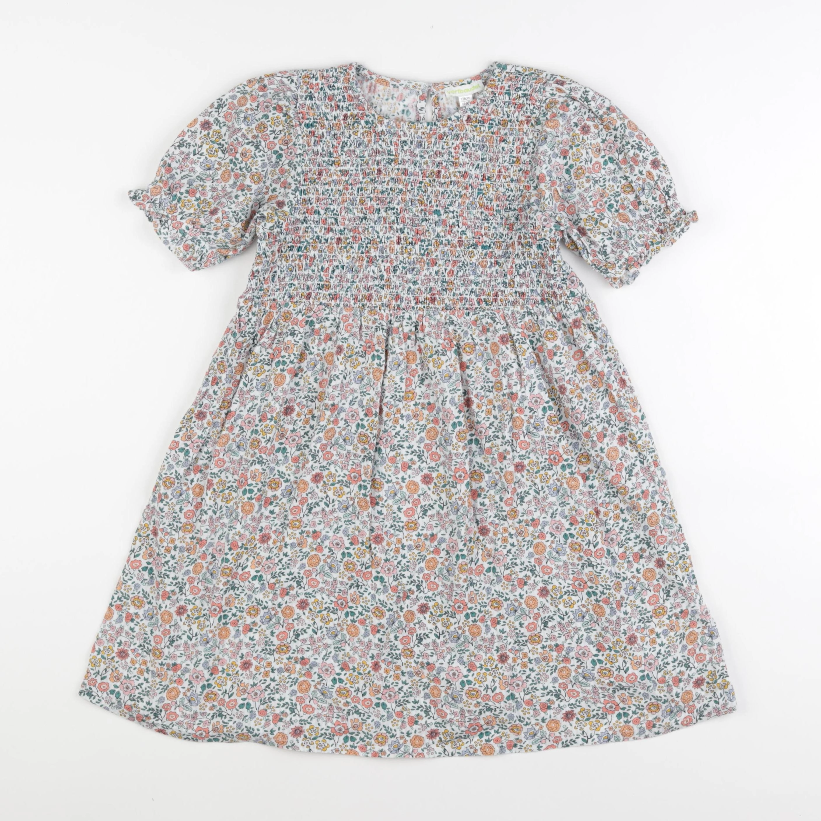Vertbaudet - robe multicolore - 8 ans