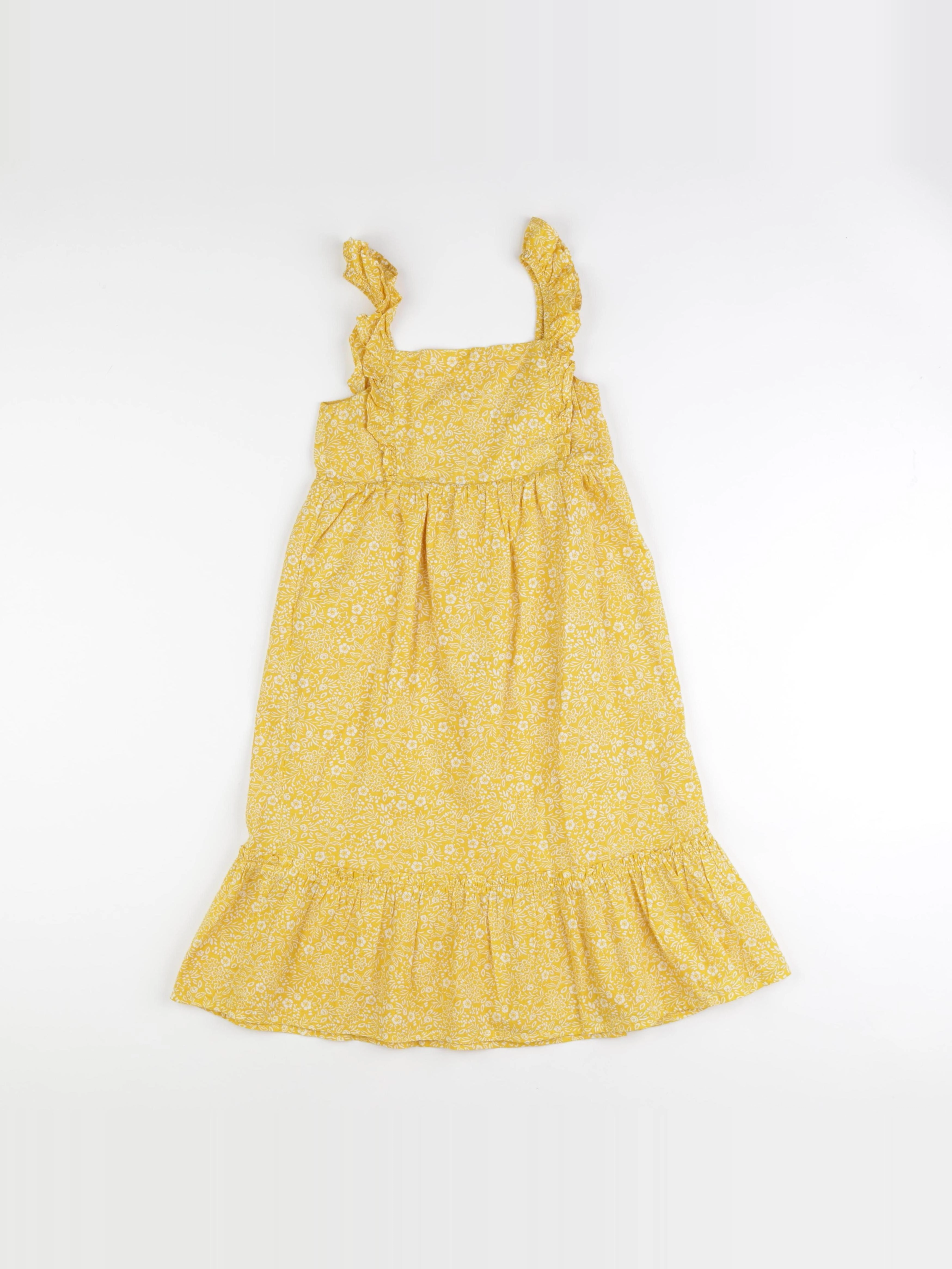 Vertbaudet - robe jaune - 7 ans