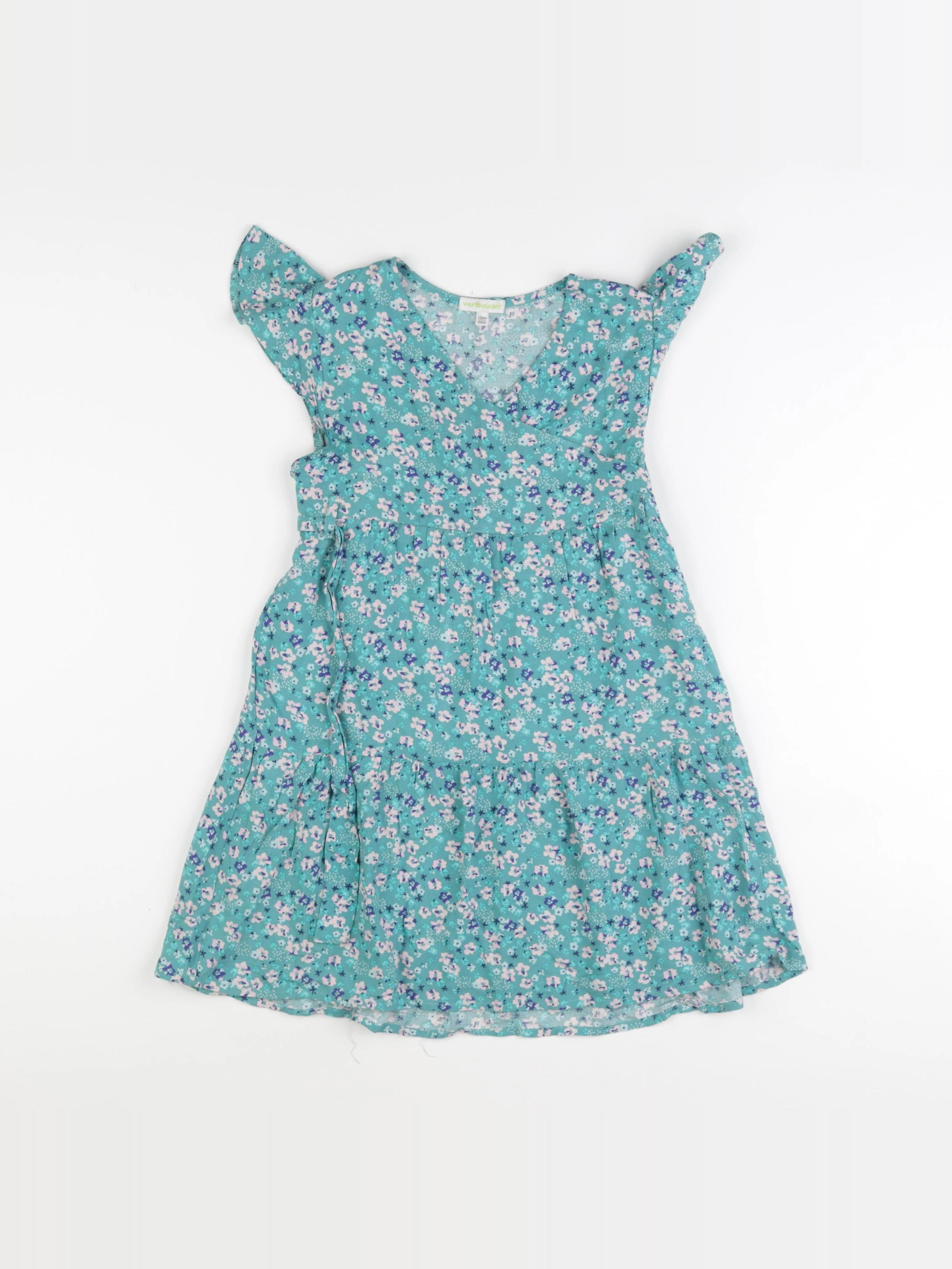 Vertbaudet - robe bleu - 7 ans