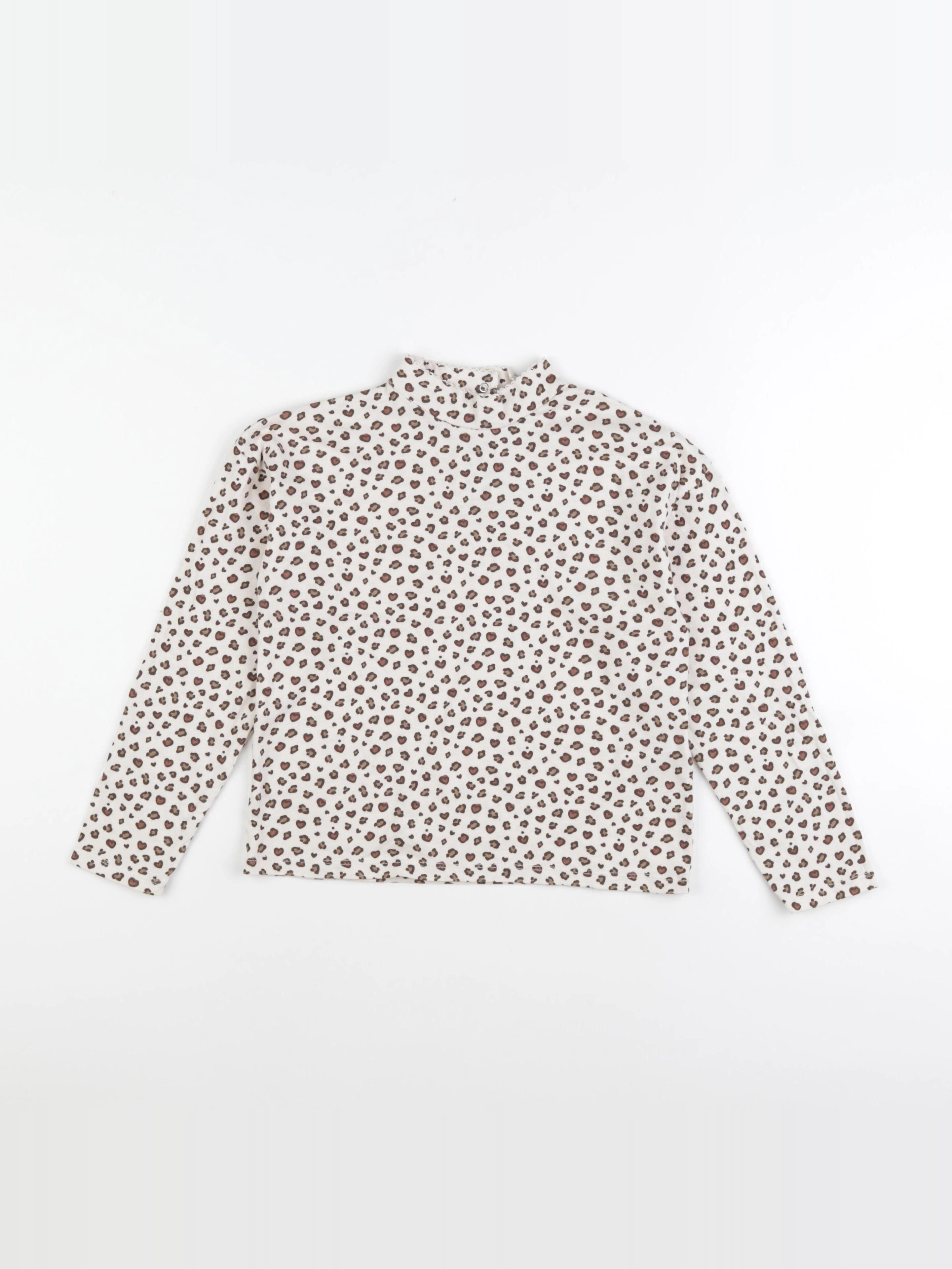 Vertbaudet - sous-pull multicolore - 8 ans
