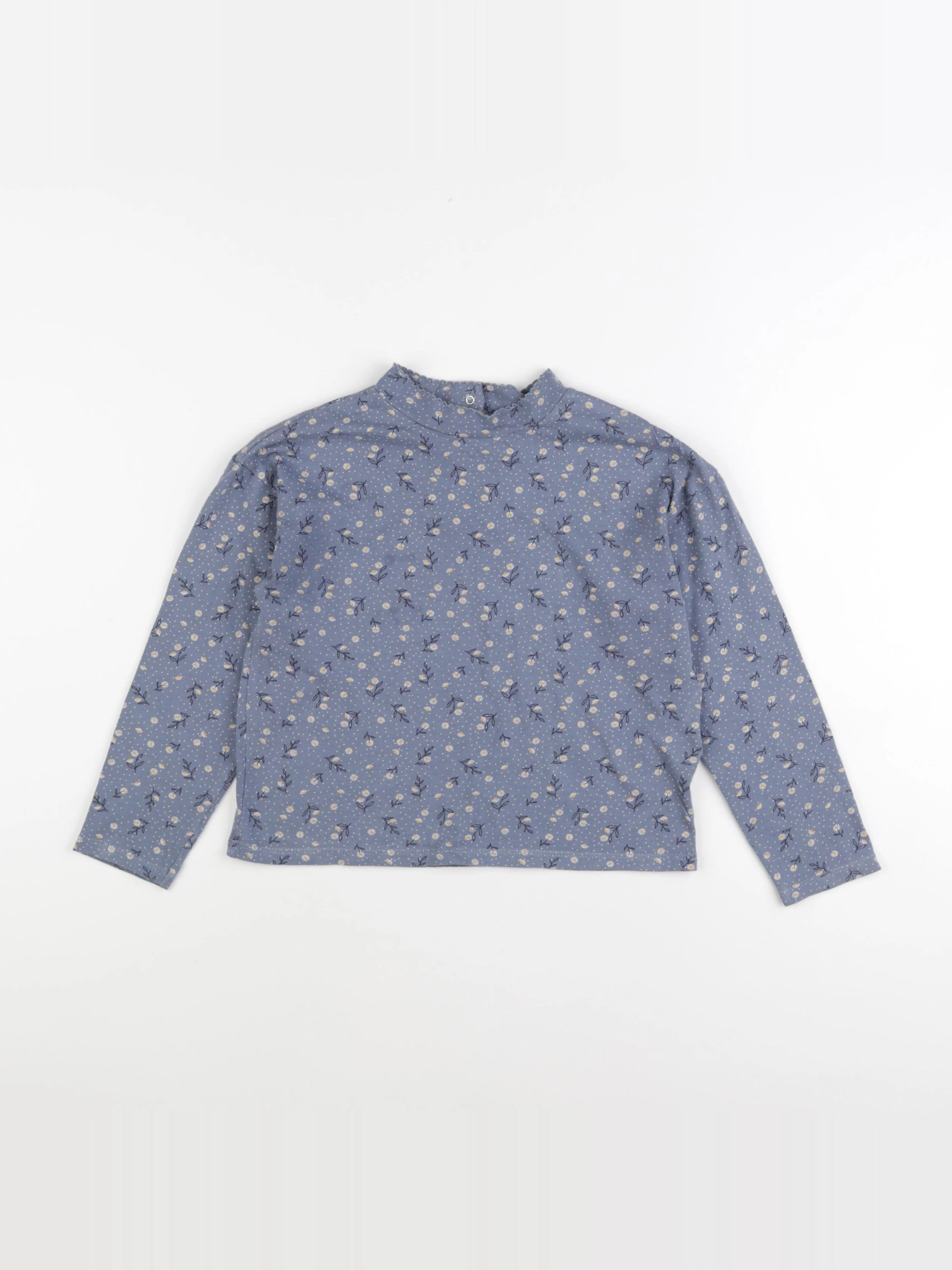 Vertbaudet - sous-pull bleu - 8 ans