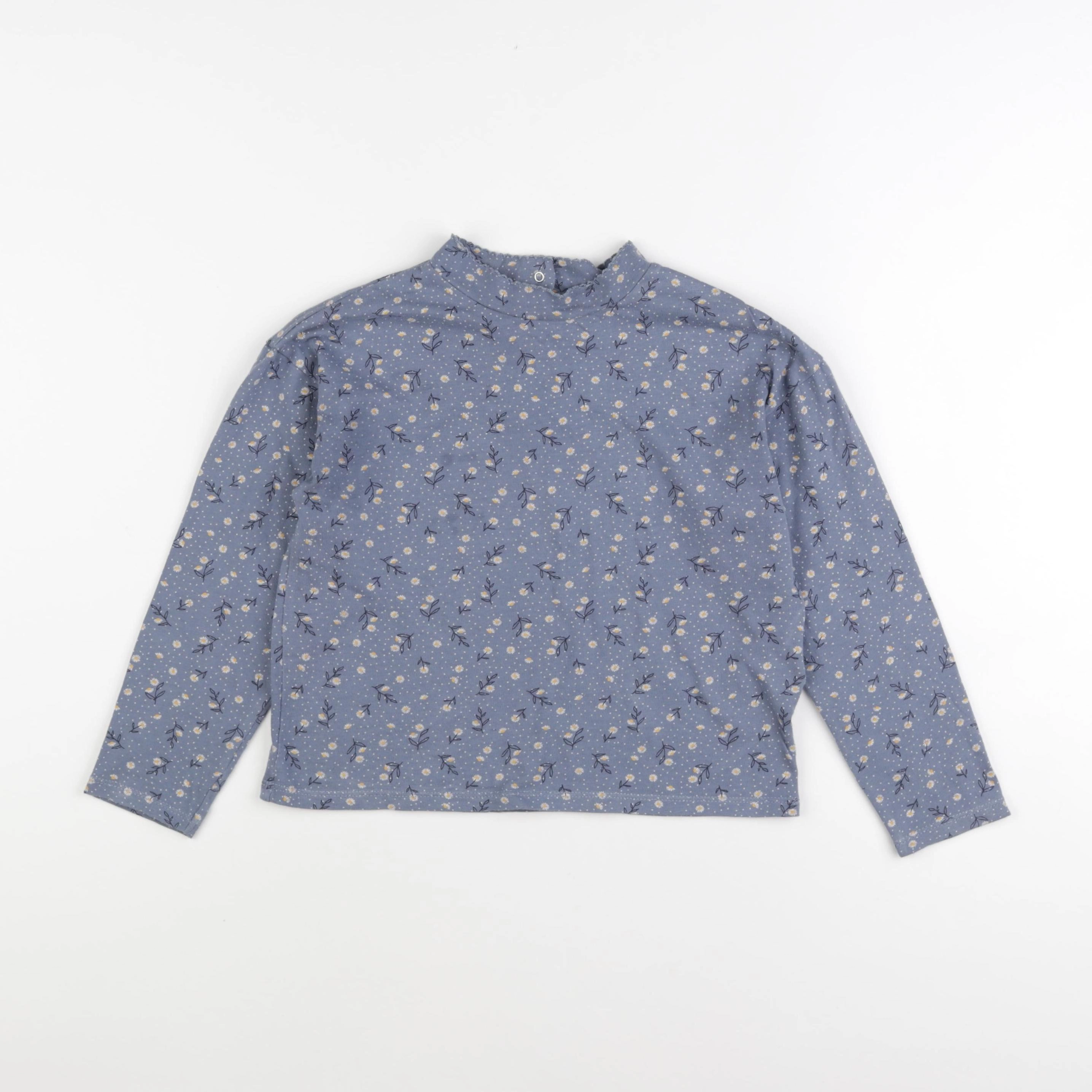 Vertbaudet - sous-pull bleu - 8 ans