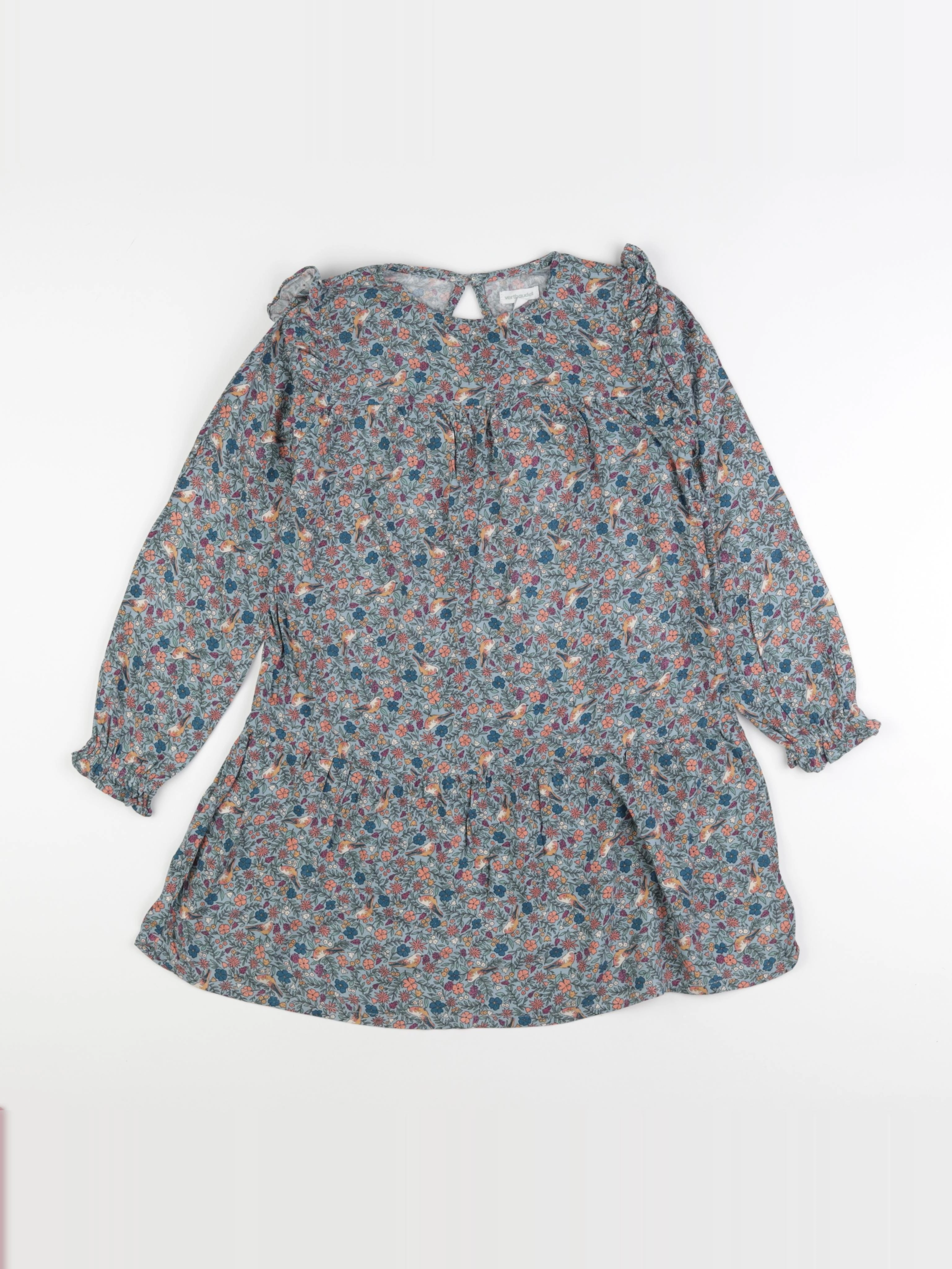 Vertbaudet - robe multicolore - 8 ans