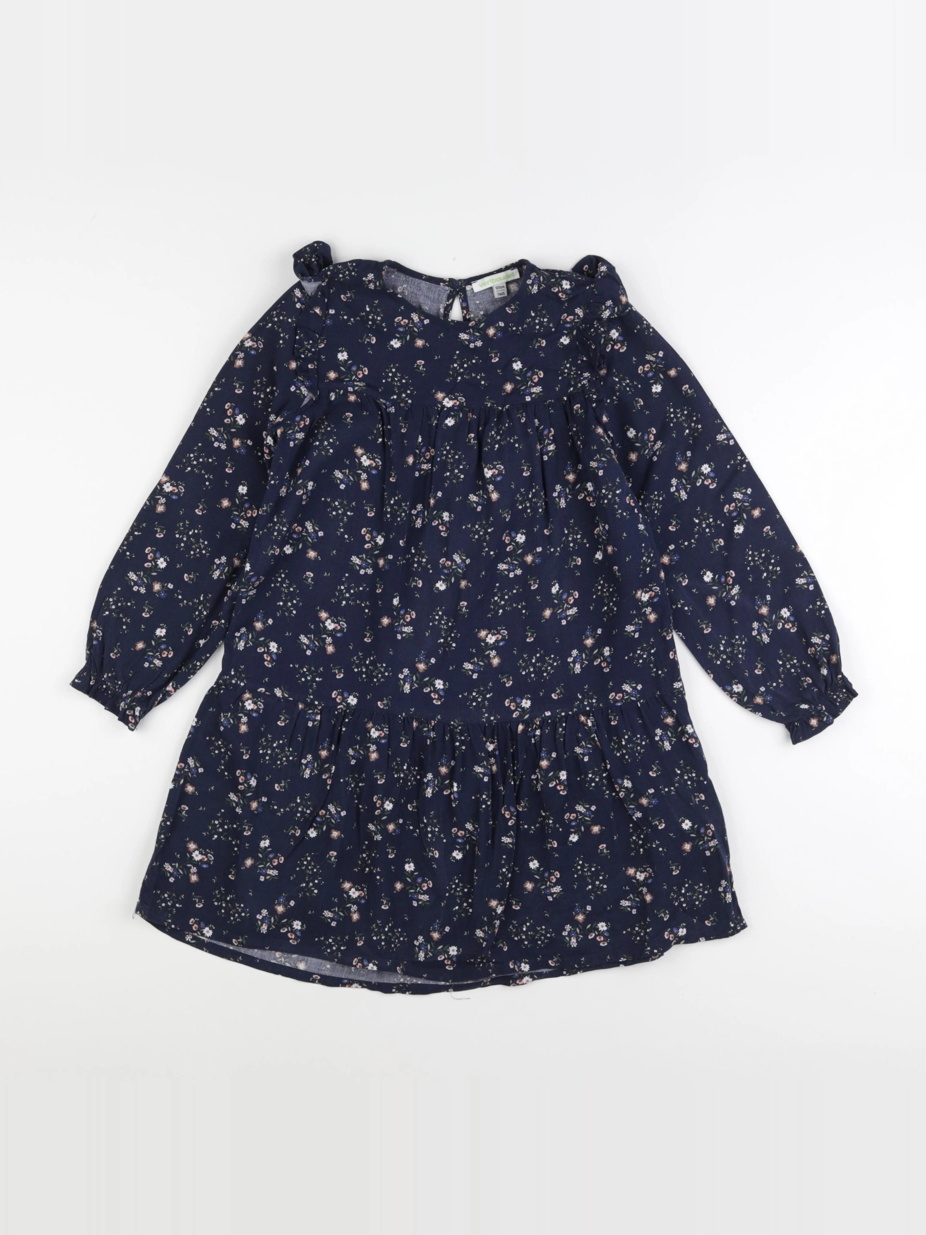 Vertbaudet - robe bleu - 7 ans