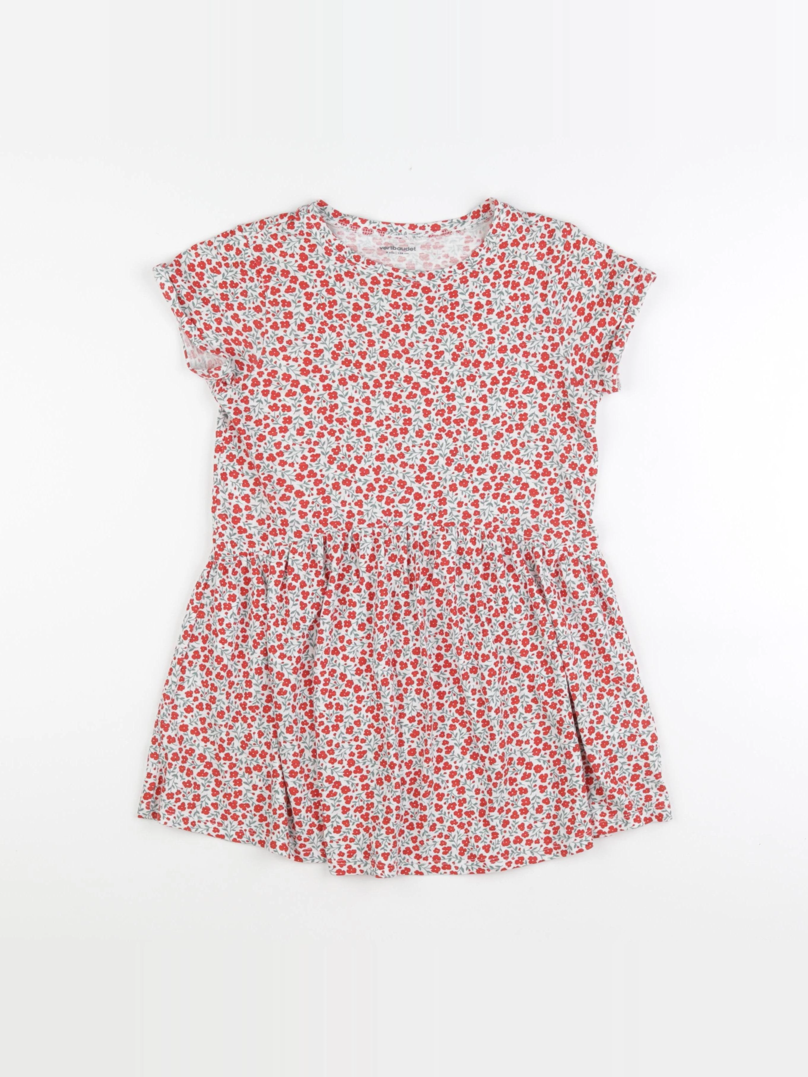 Vertbaudet - robe multicolore - 8 ans