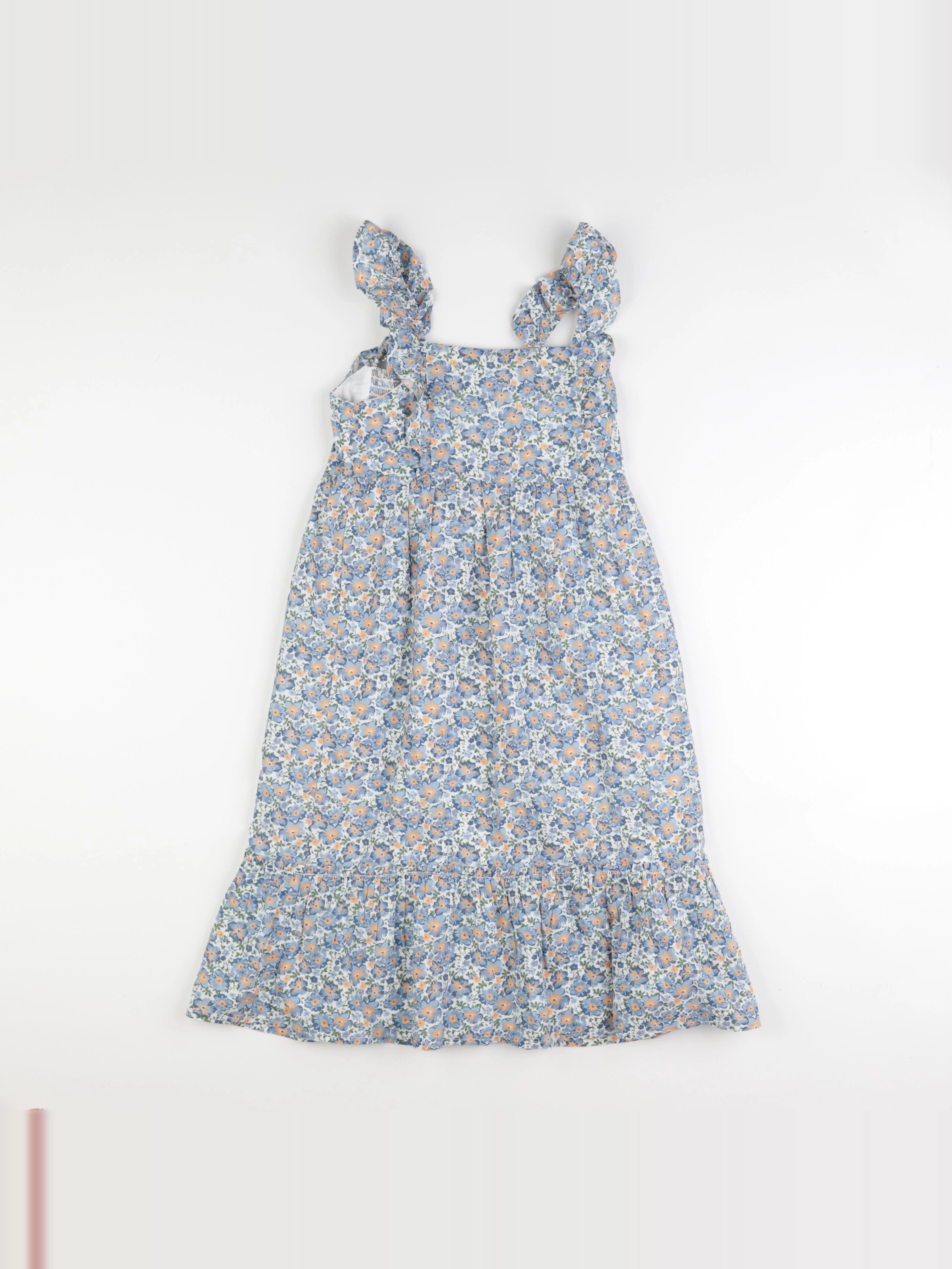 Vertbaudet - robe blanc, bleu - 8 ans