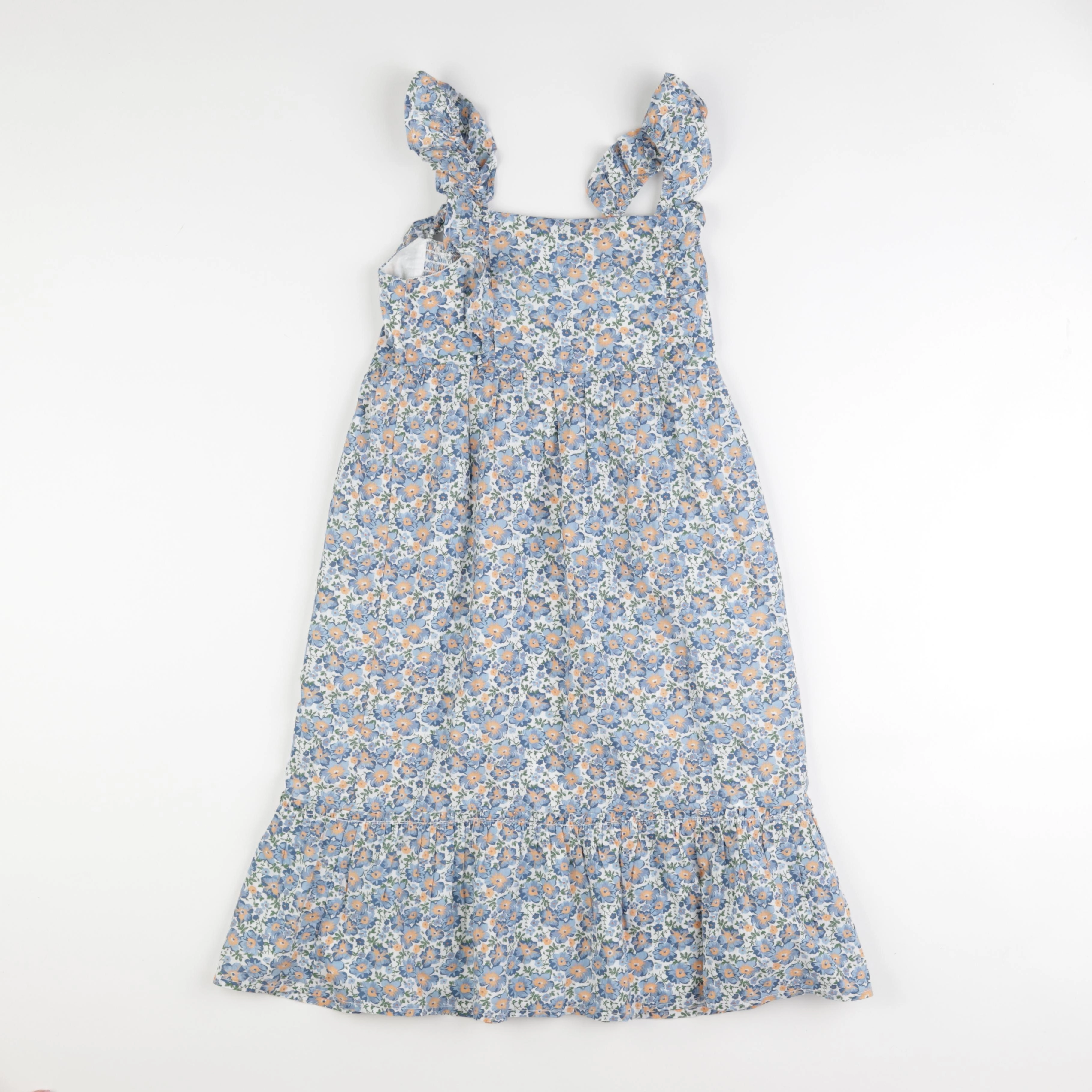 Vertbaudet - robe blanc, bleu - 8 ans