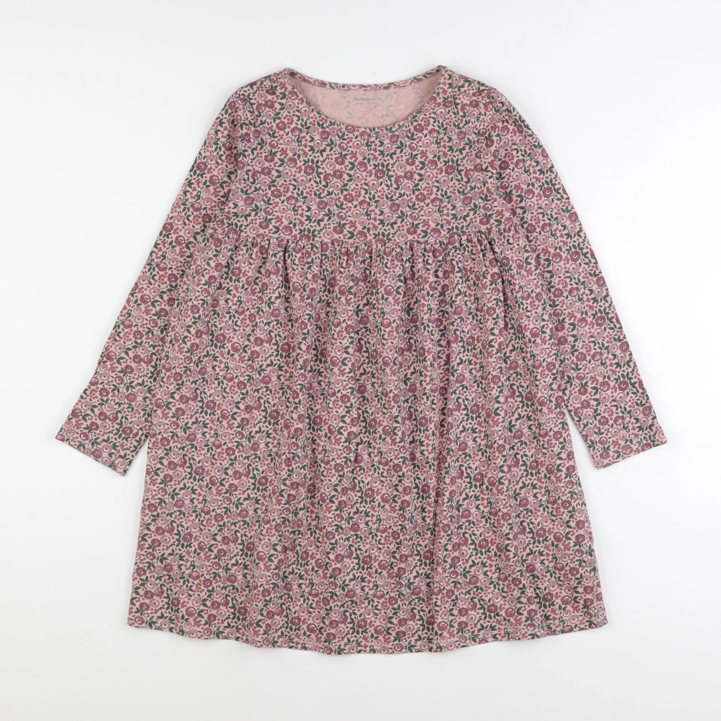Vertbaudet - robe rose - 8 ans