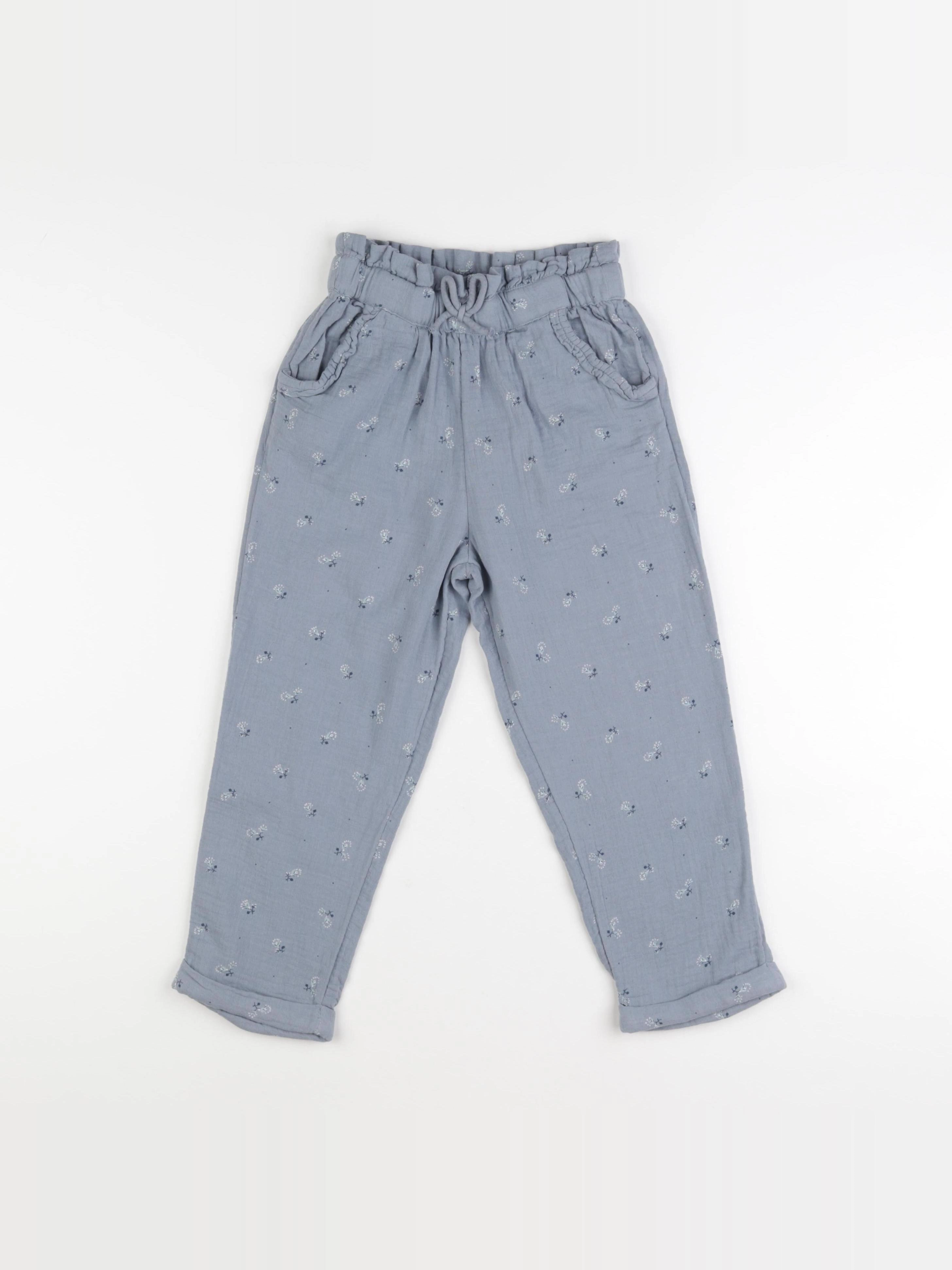 Vertbaudet - pantalon bleu - 8 ans