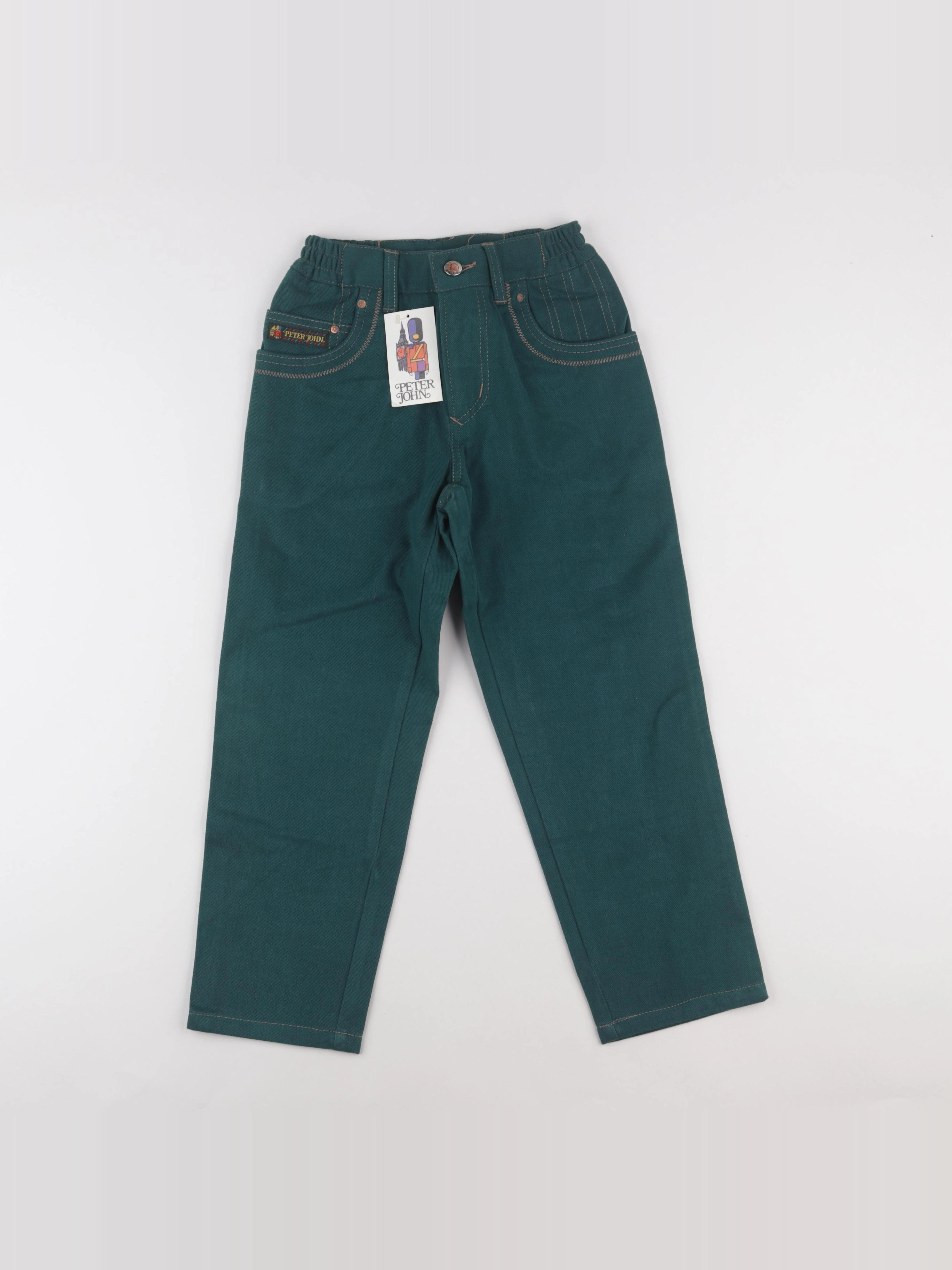 Vintage - jean vert - 7 ans