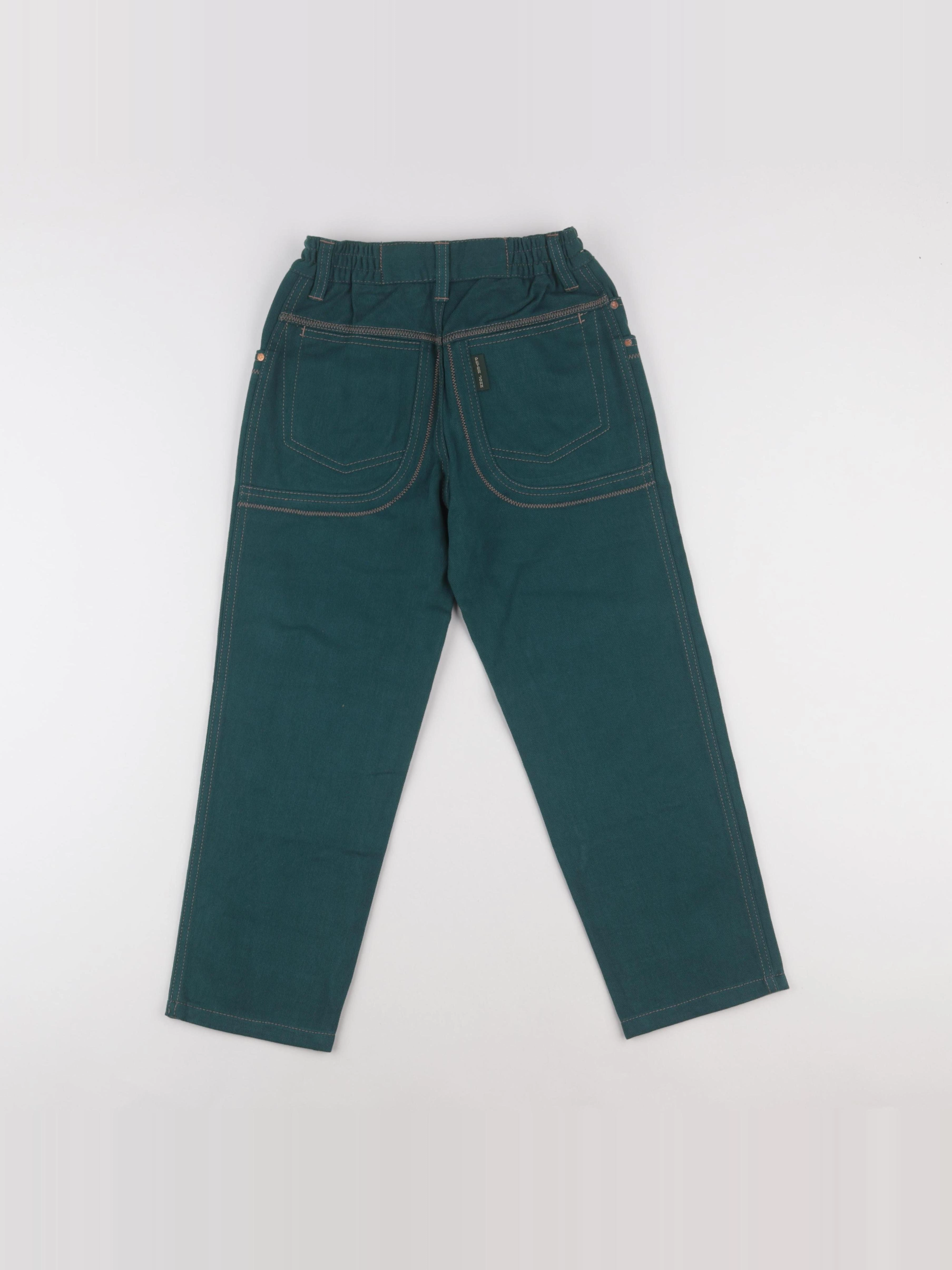 Vintage - jean vert - 7 ans