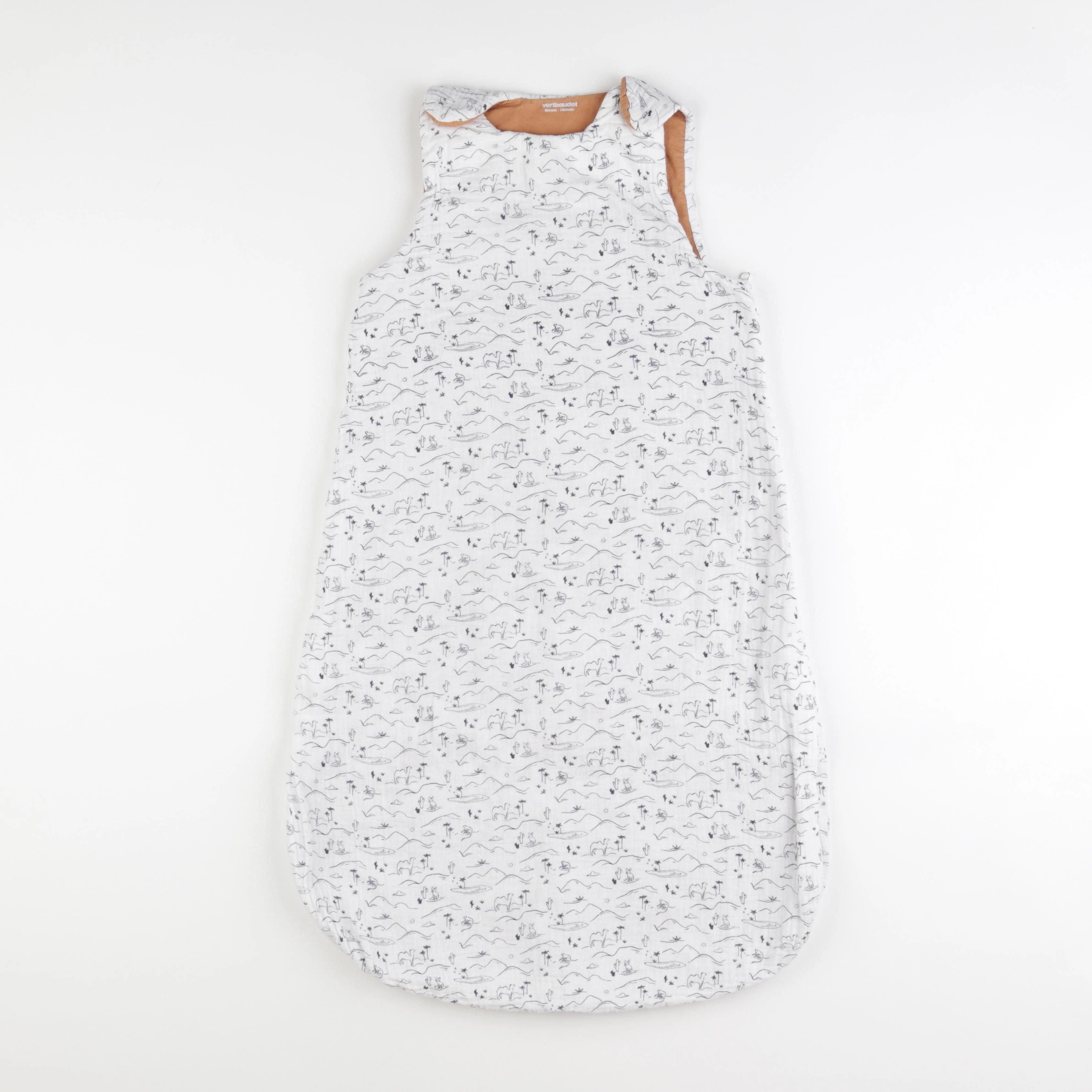 Vertbaudet - gigoteuse blanc, bleu - 6/18 mois