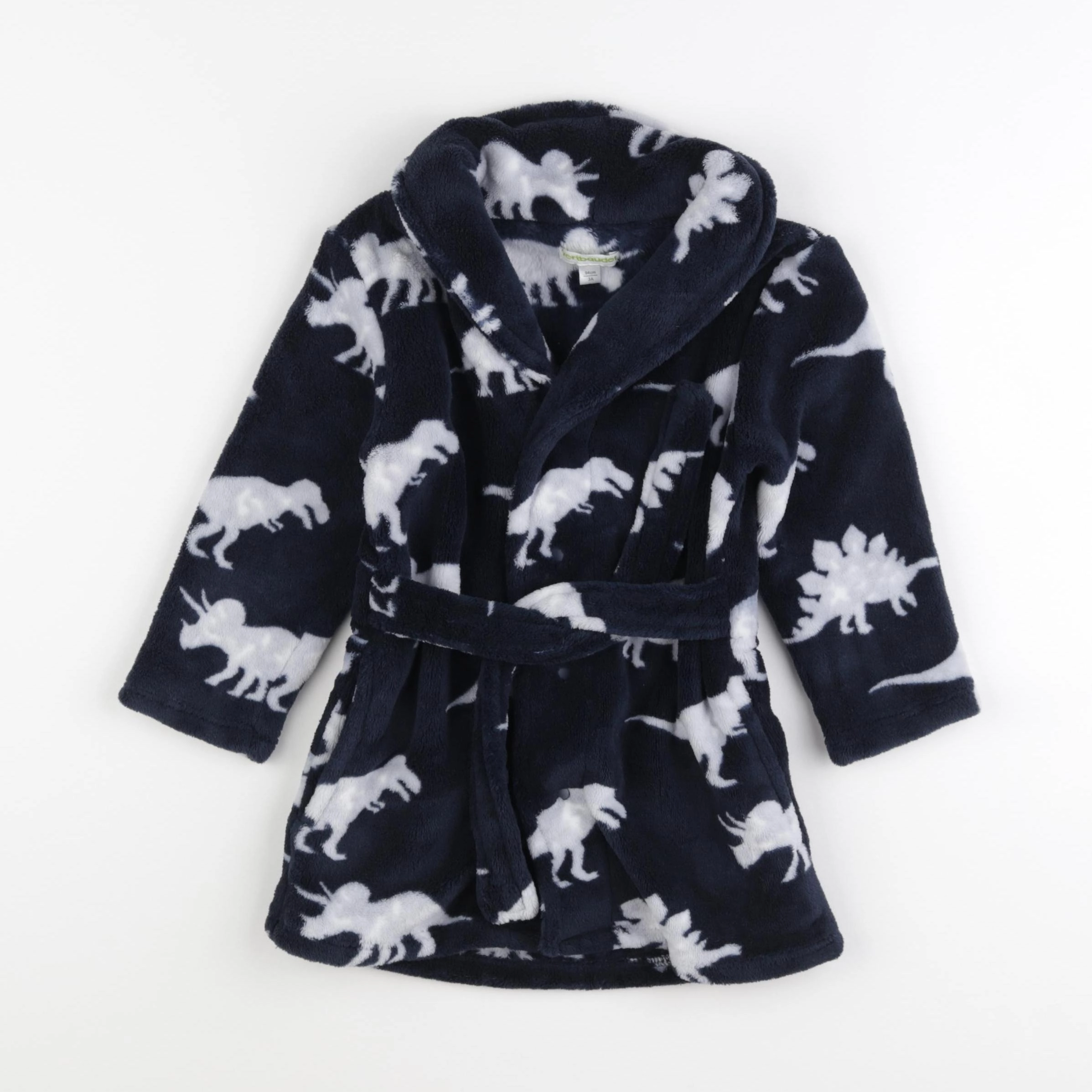 Vertbaudet - robe de chambre bleu - 3 ans