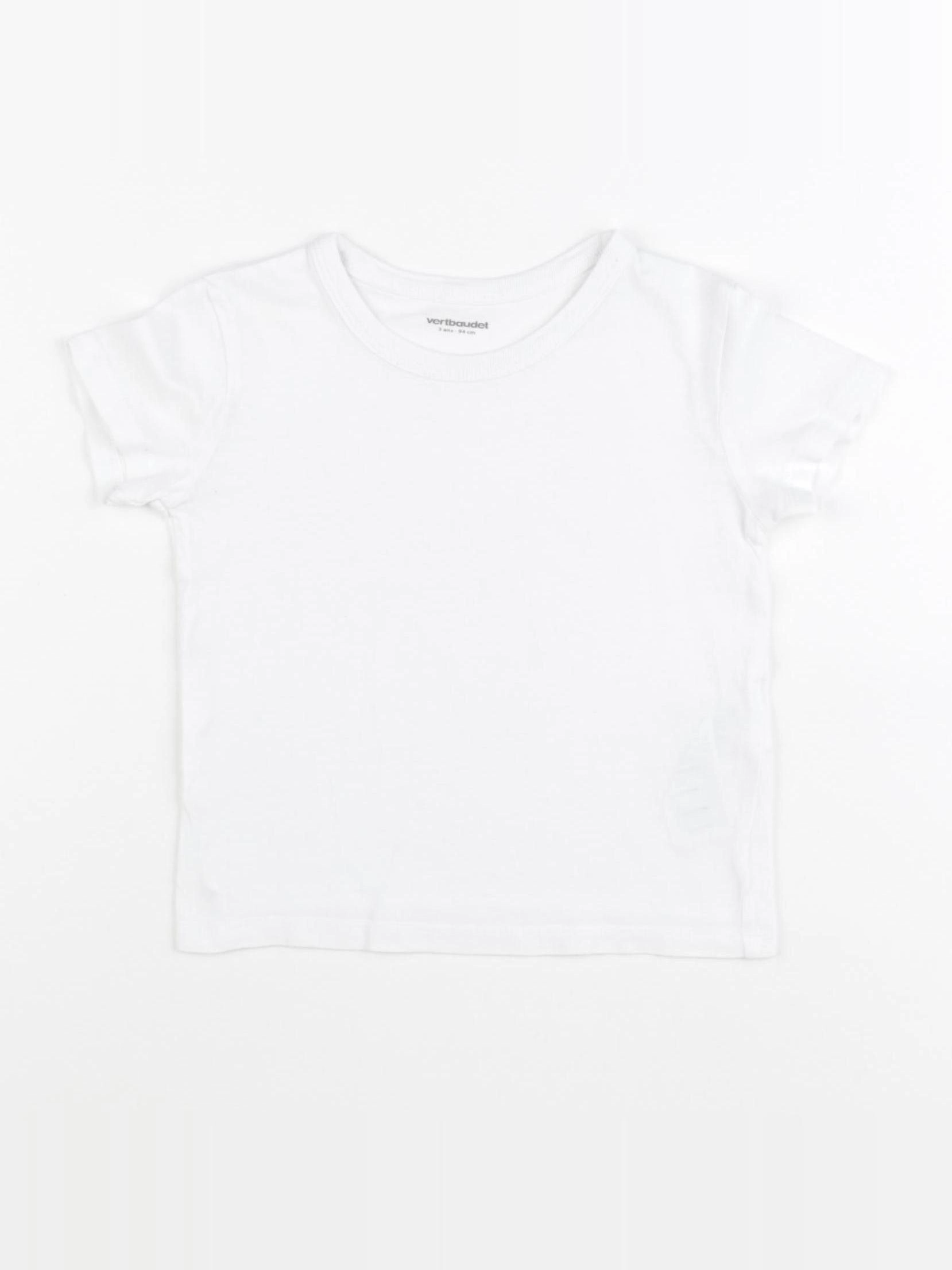 Vertbaudet - maillot de corps blanc - 3 ans