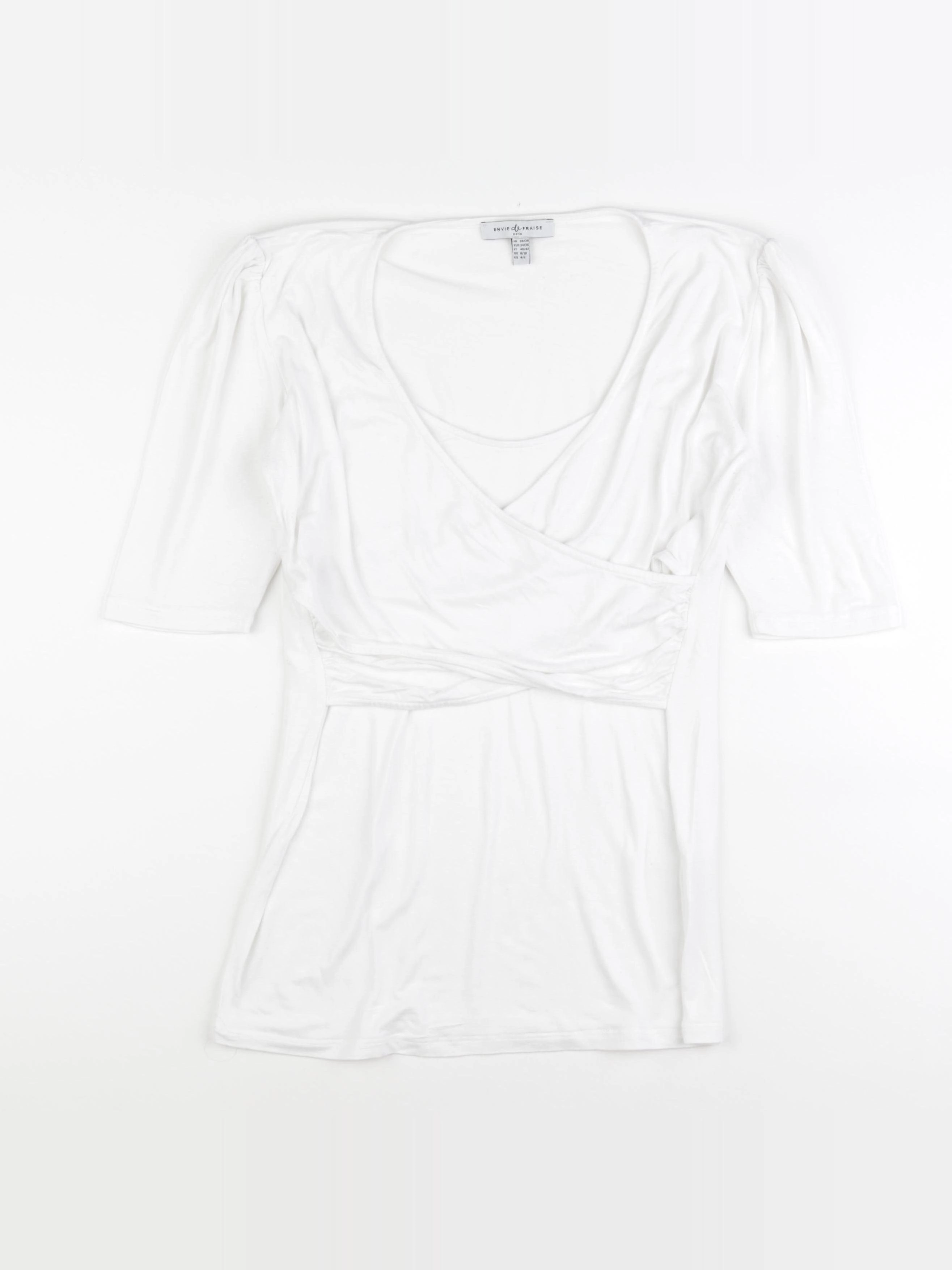 Envie de fraise - tee-shirt allaitement blanc - 36 à 38