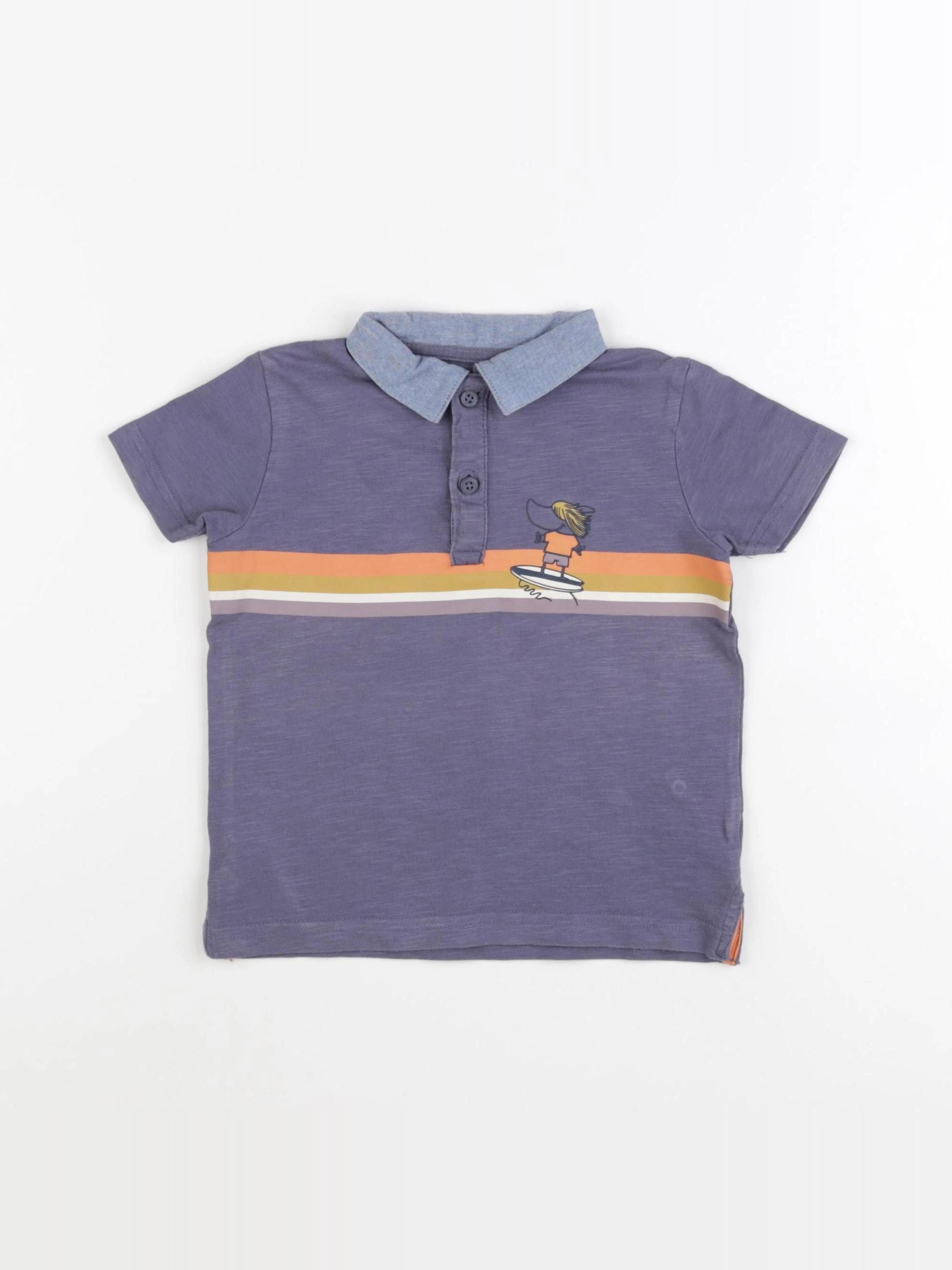 Vertbaudet - polo bleu - 3 ans