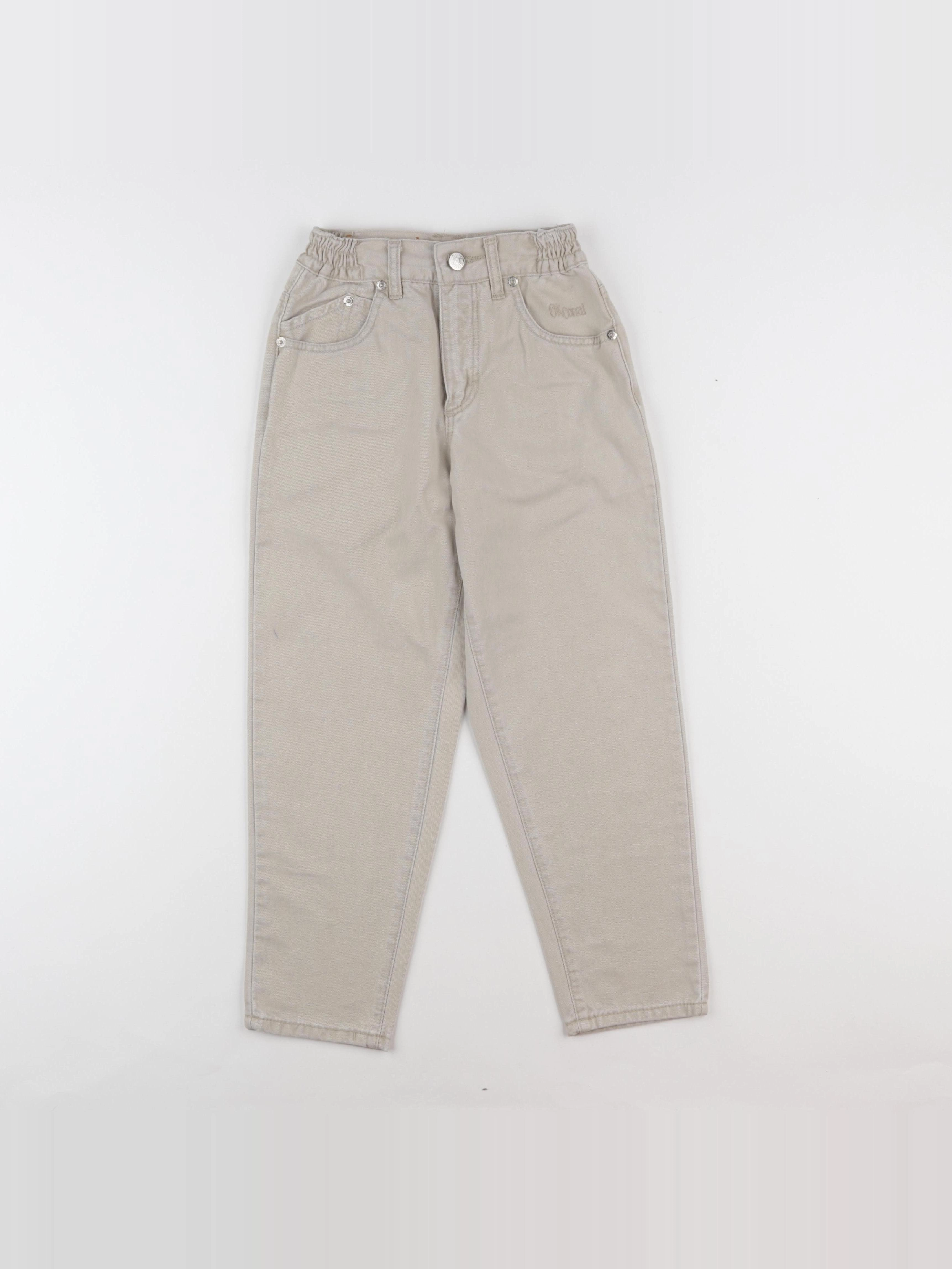 Vintage - pantalon beige - 7 ans