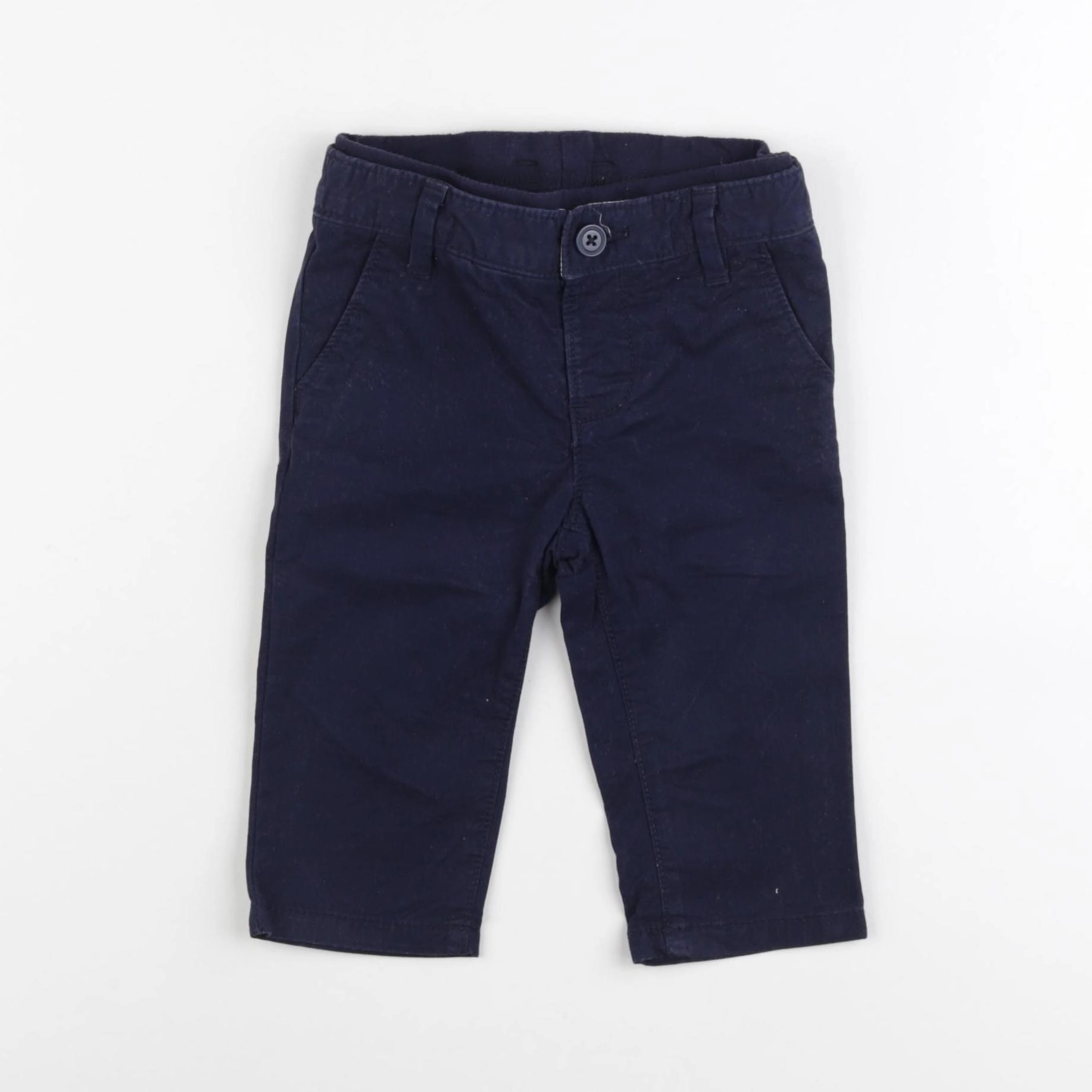 GAP - pantalon bleu - 6/12 mois