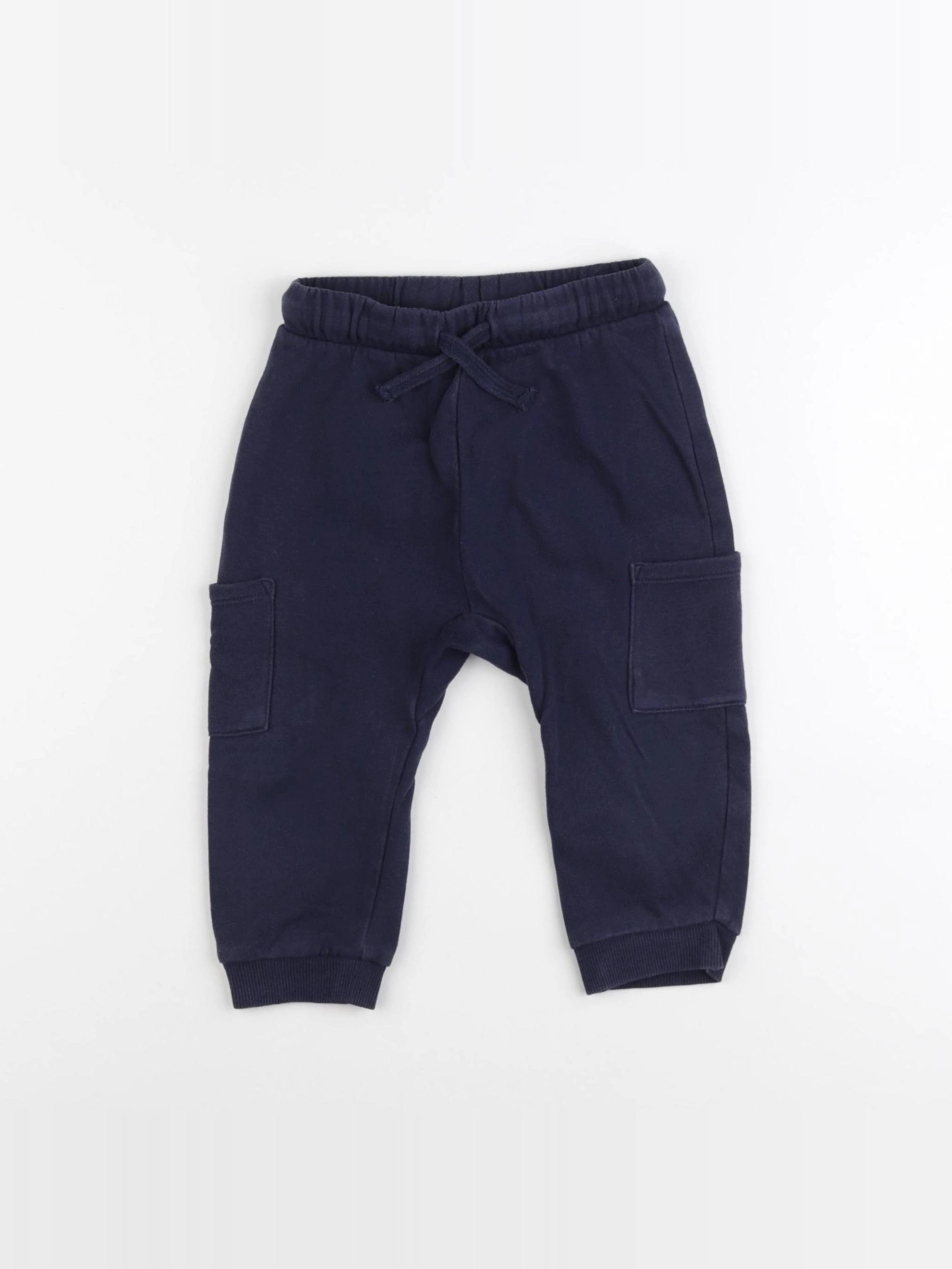 H&M - sarouel bleu - 9/12 mois