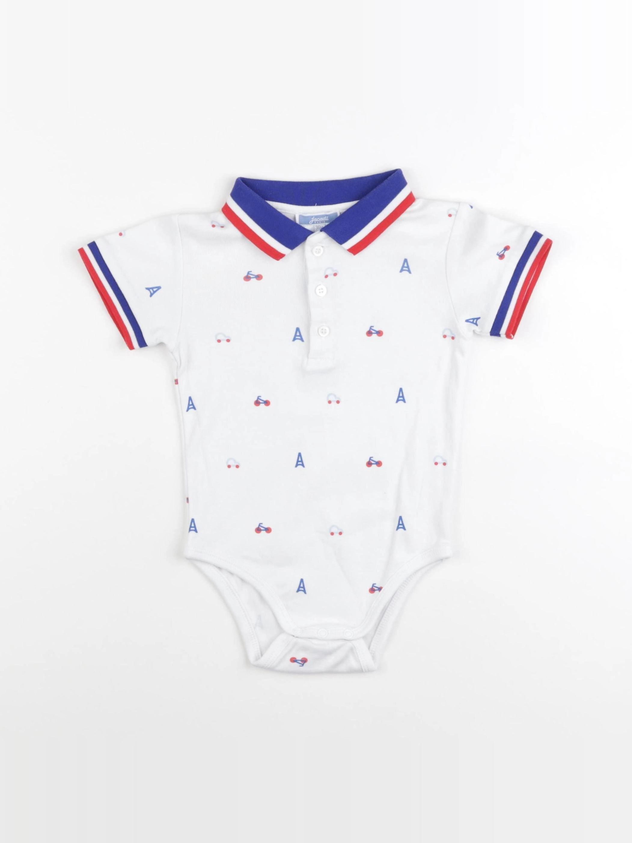 Jacadi - body à col multicolore - 36 mois