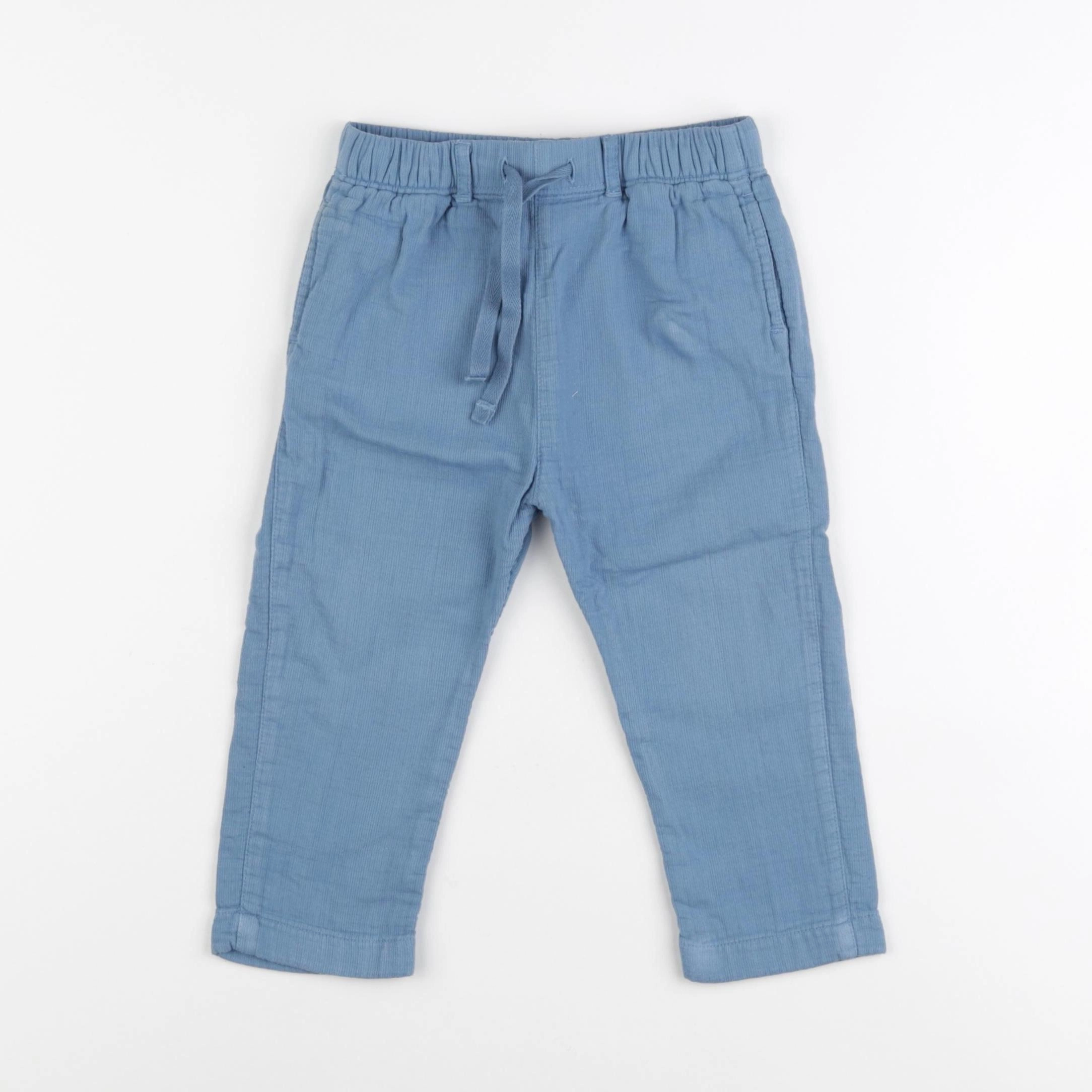 Boutchou - pantalon bleu - 18 mois