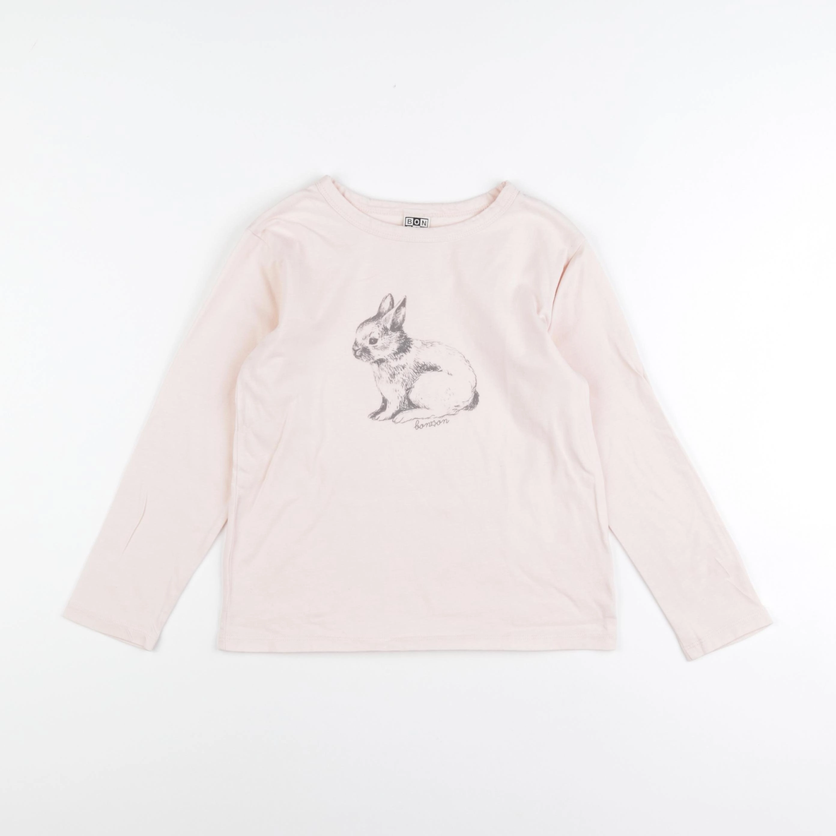 Bonton - tee-shirt rose - 8 ans