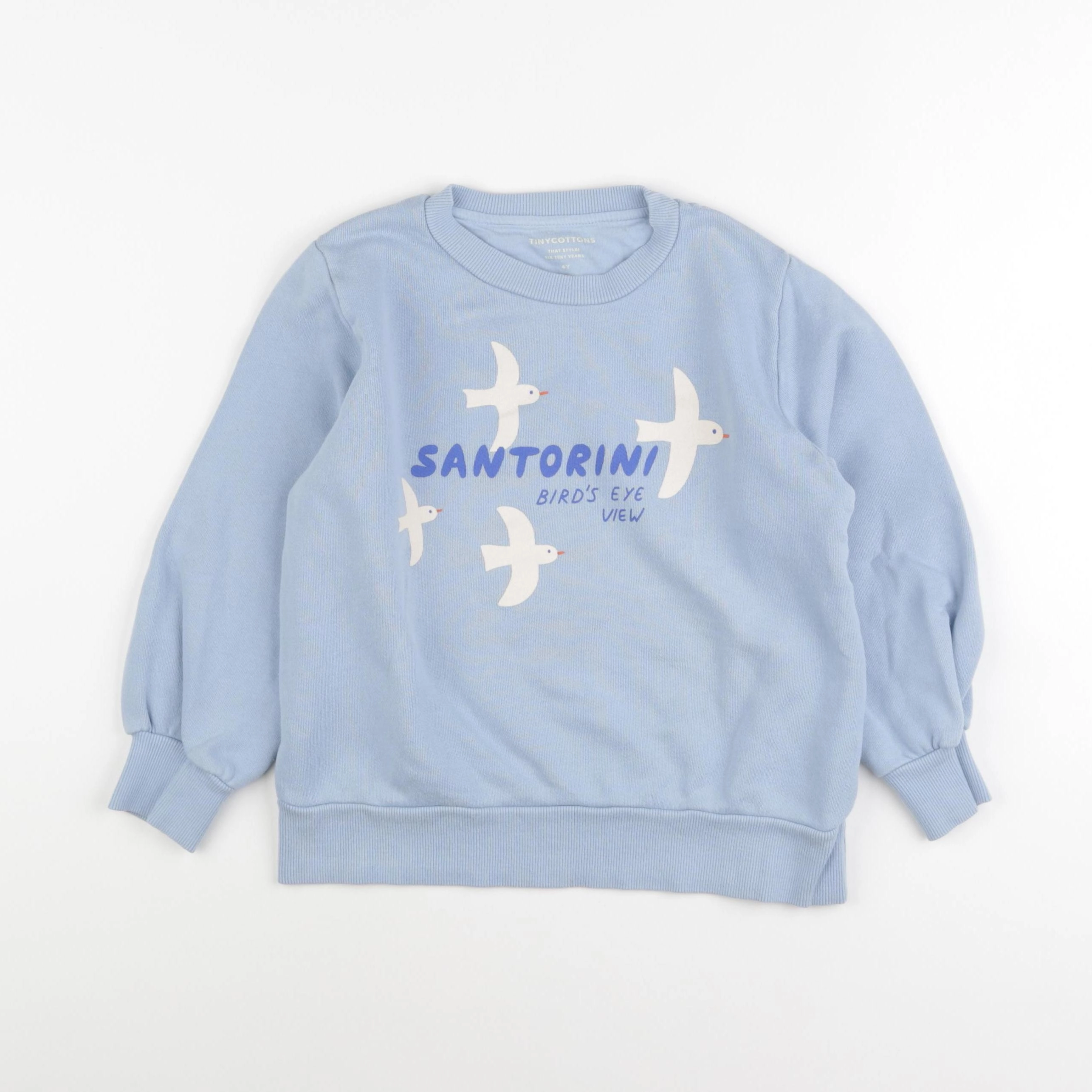 Tiny Cottons - sweat bleu - 6 ans