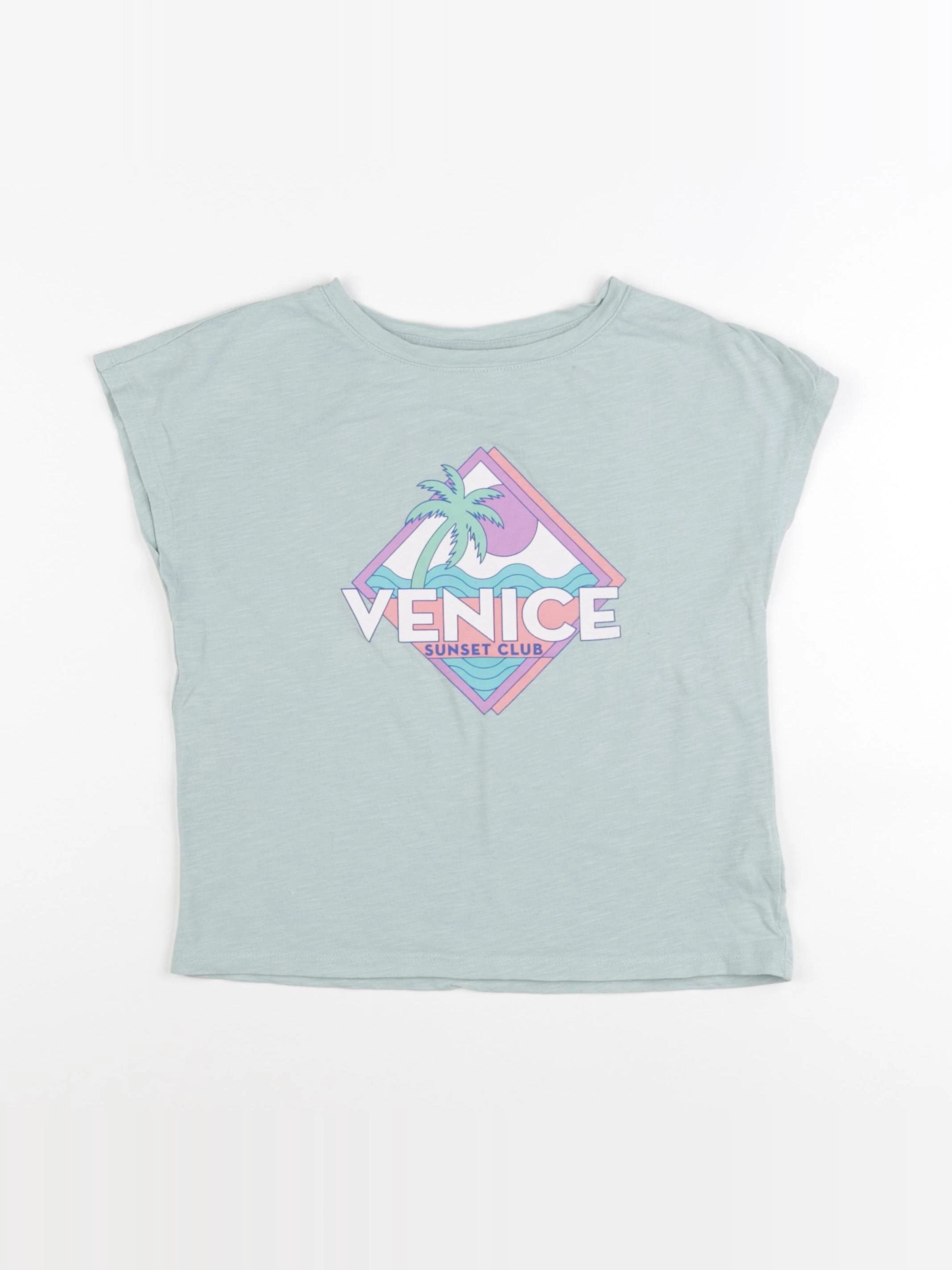 Hundred Pieces - tee-shirt bleu - 8 ans