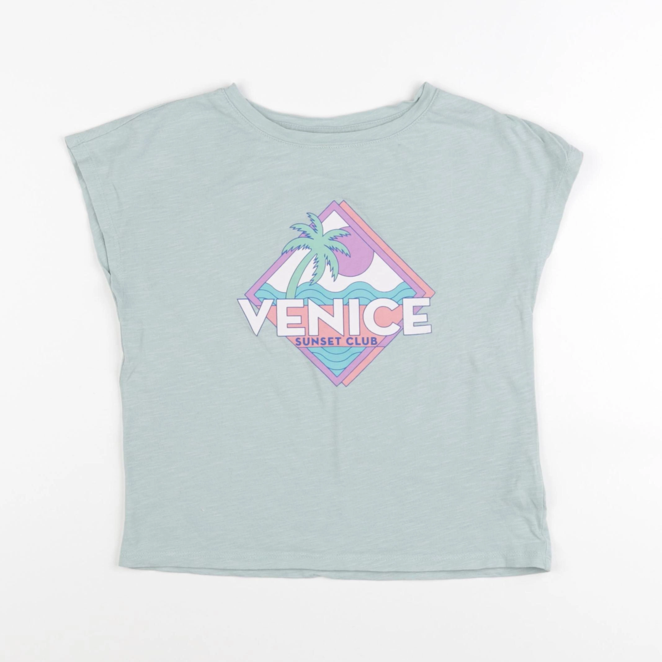 Hundred Pieces - tee-shirt bleu - 8 ans
