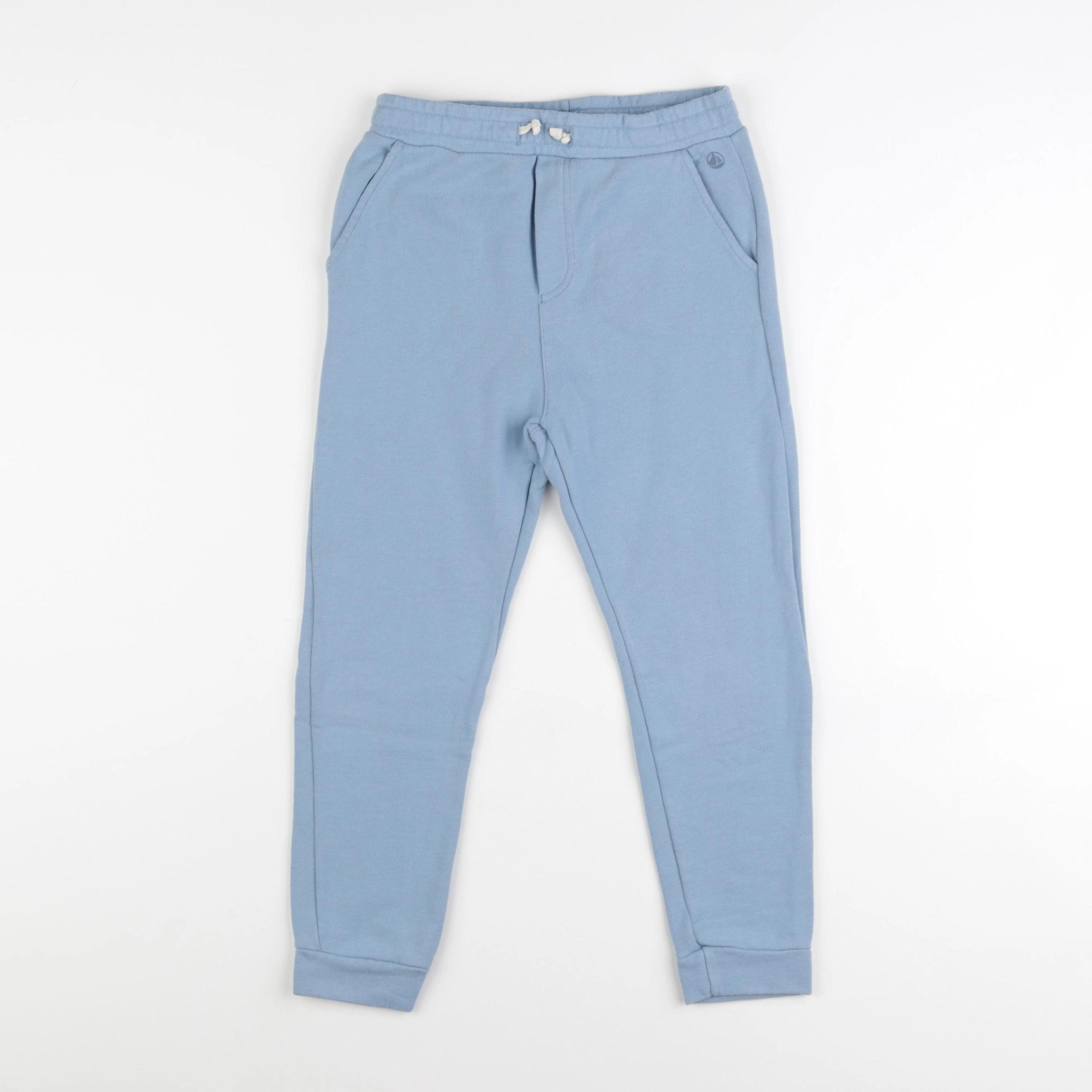 Petit Bateau - jogging bleu - 8 ans