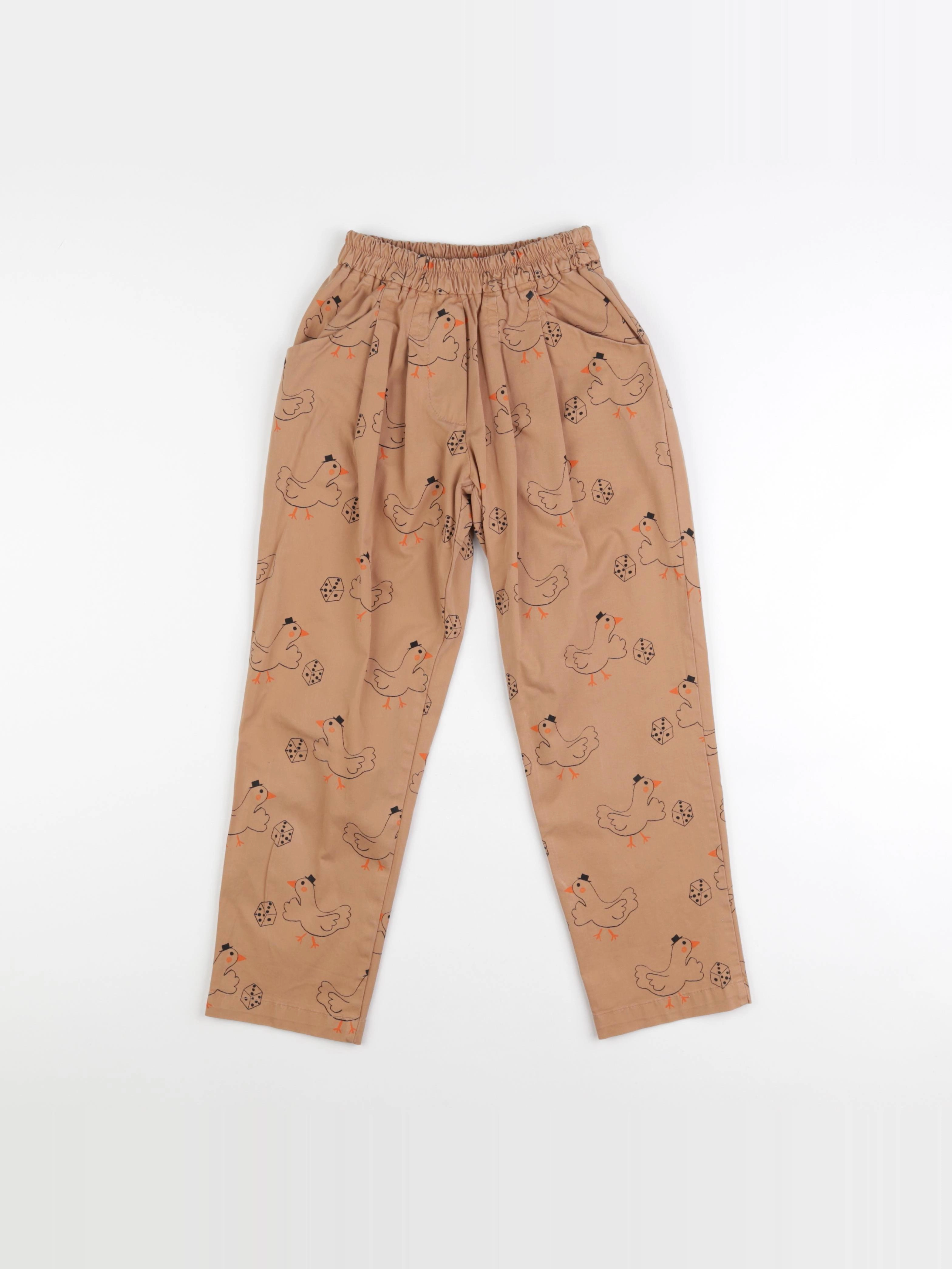 Weekend house kids - pantalon beige - 7/8 ans