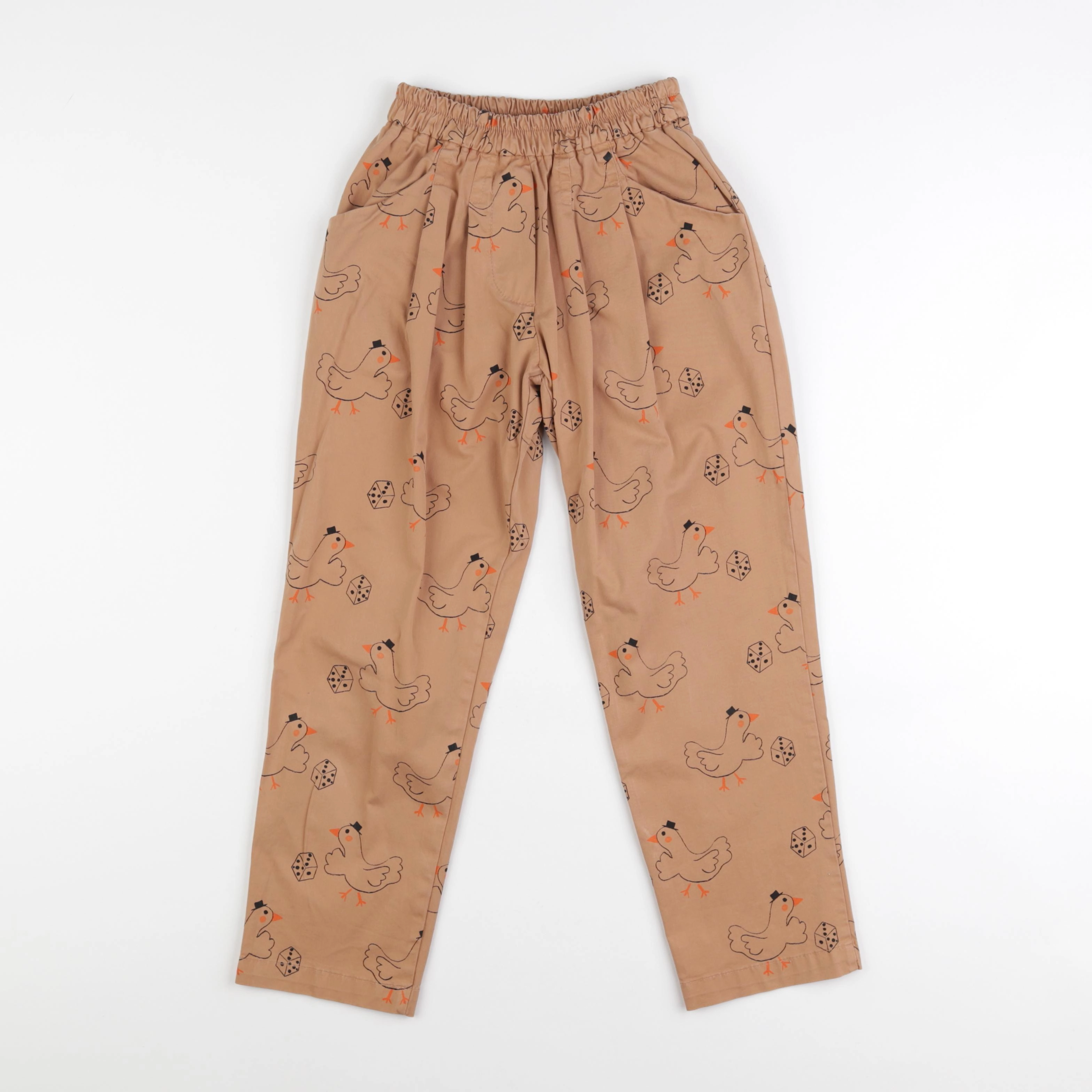 Weekend house kids - pantalon beige - 7/8 ans