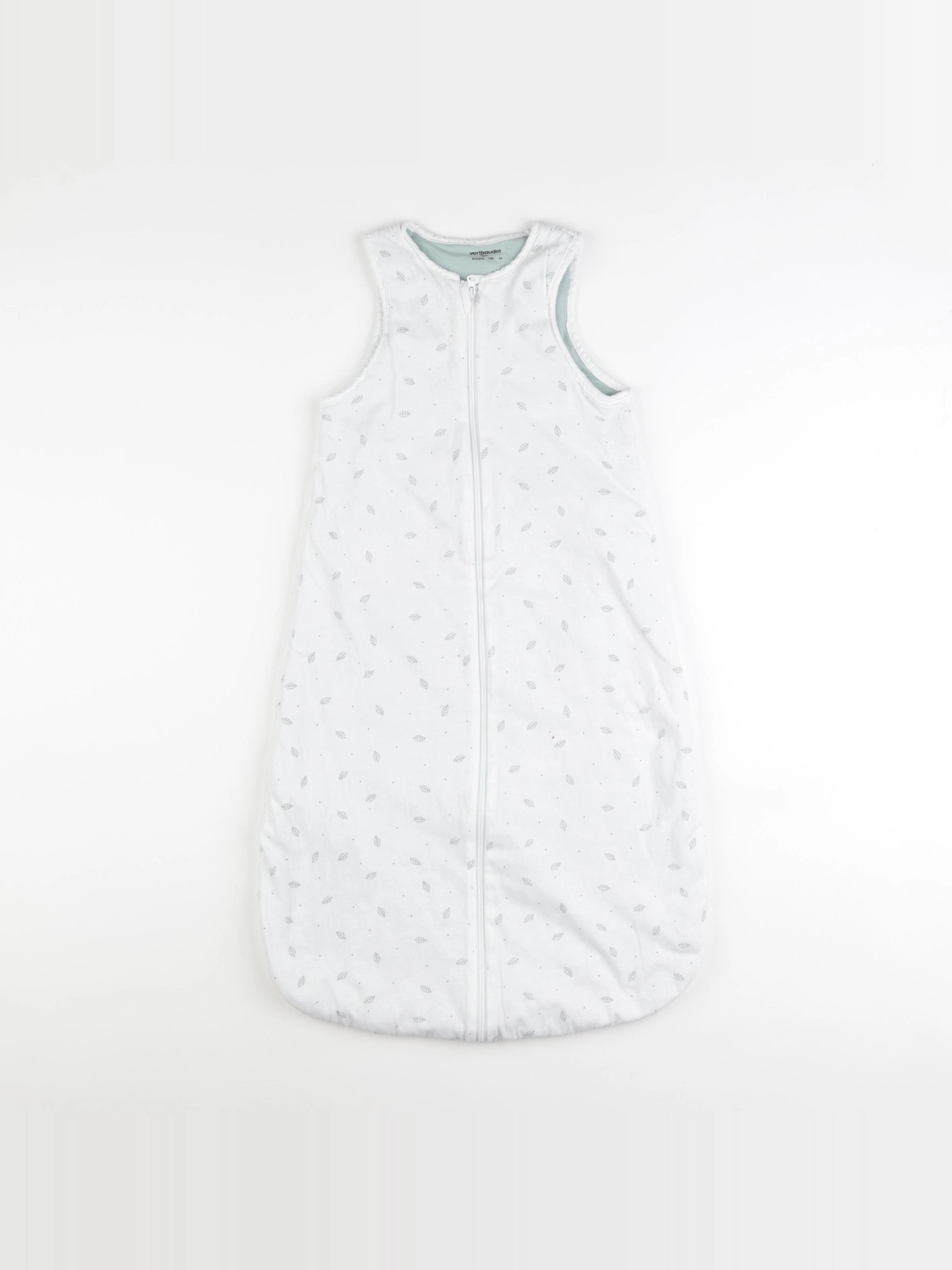 Vertbaudet - gigoteuse blanc, vert - 6/18 mois