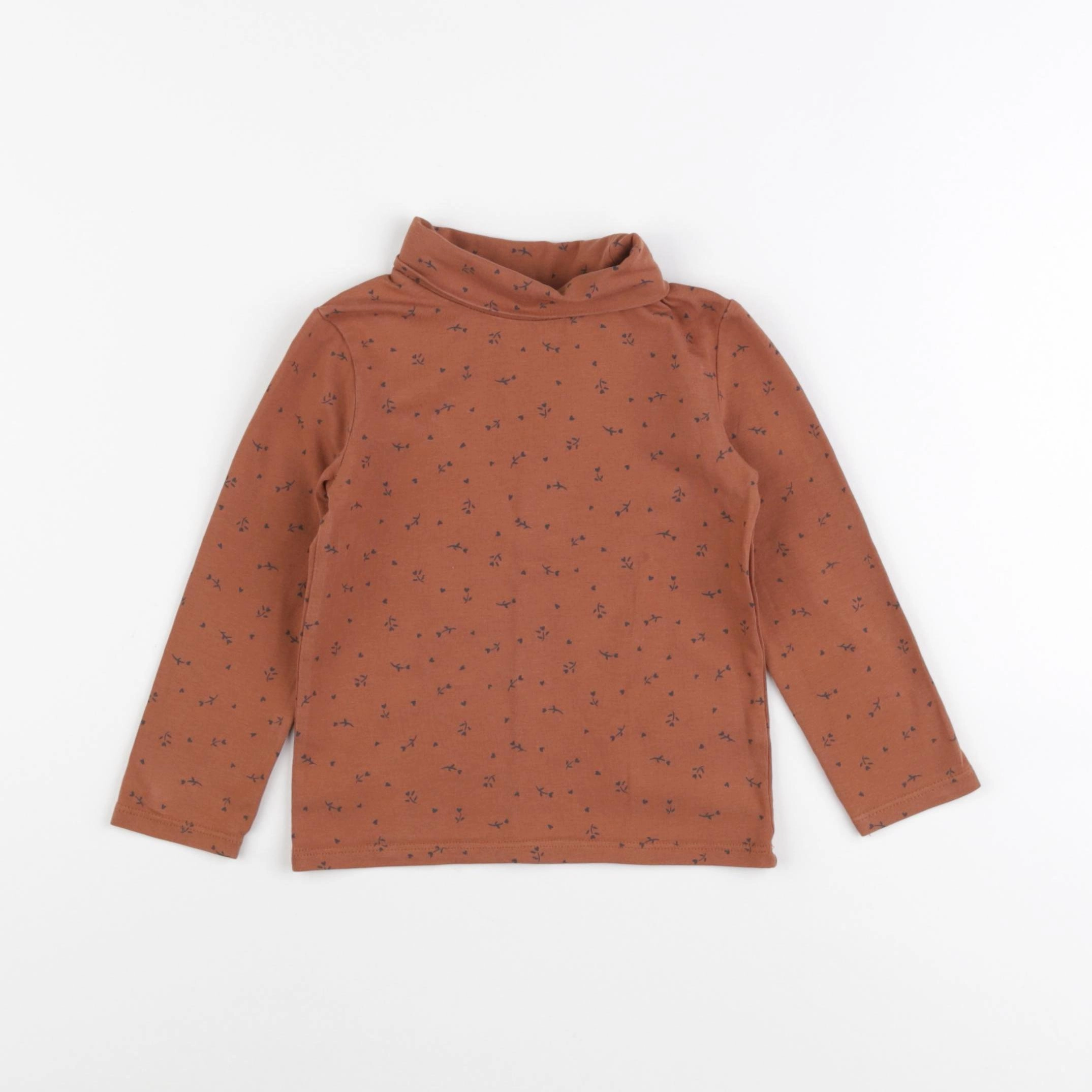 Vertbaudet - sous-pull marron - 2 ans