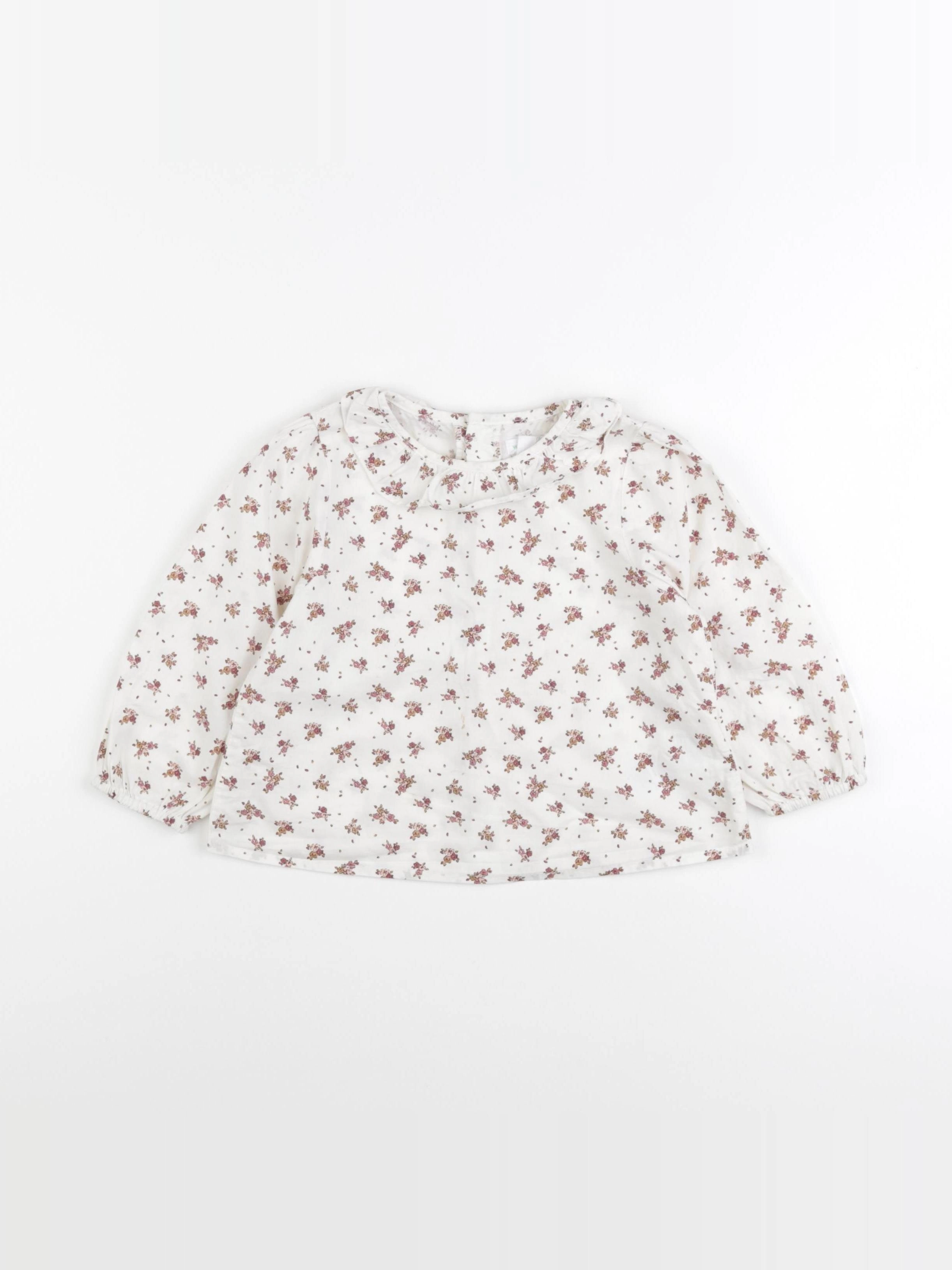 Vertbaudet - blouse multicolore - 24 mois