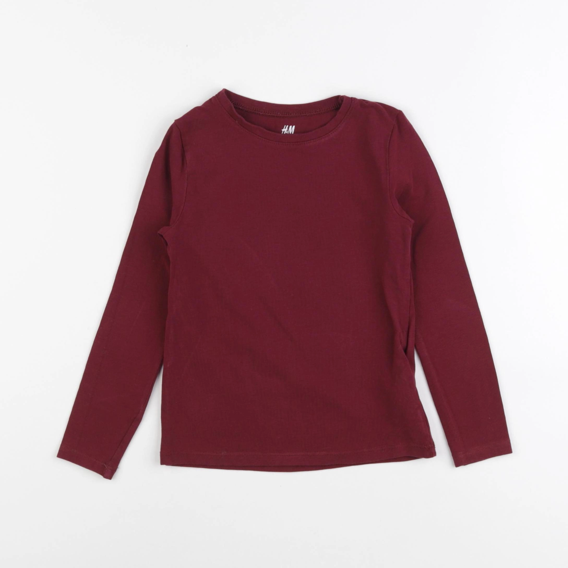 H&M - tee-shirt rouge - 4/6 ans