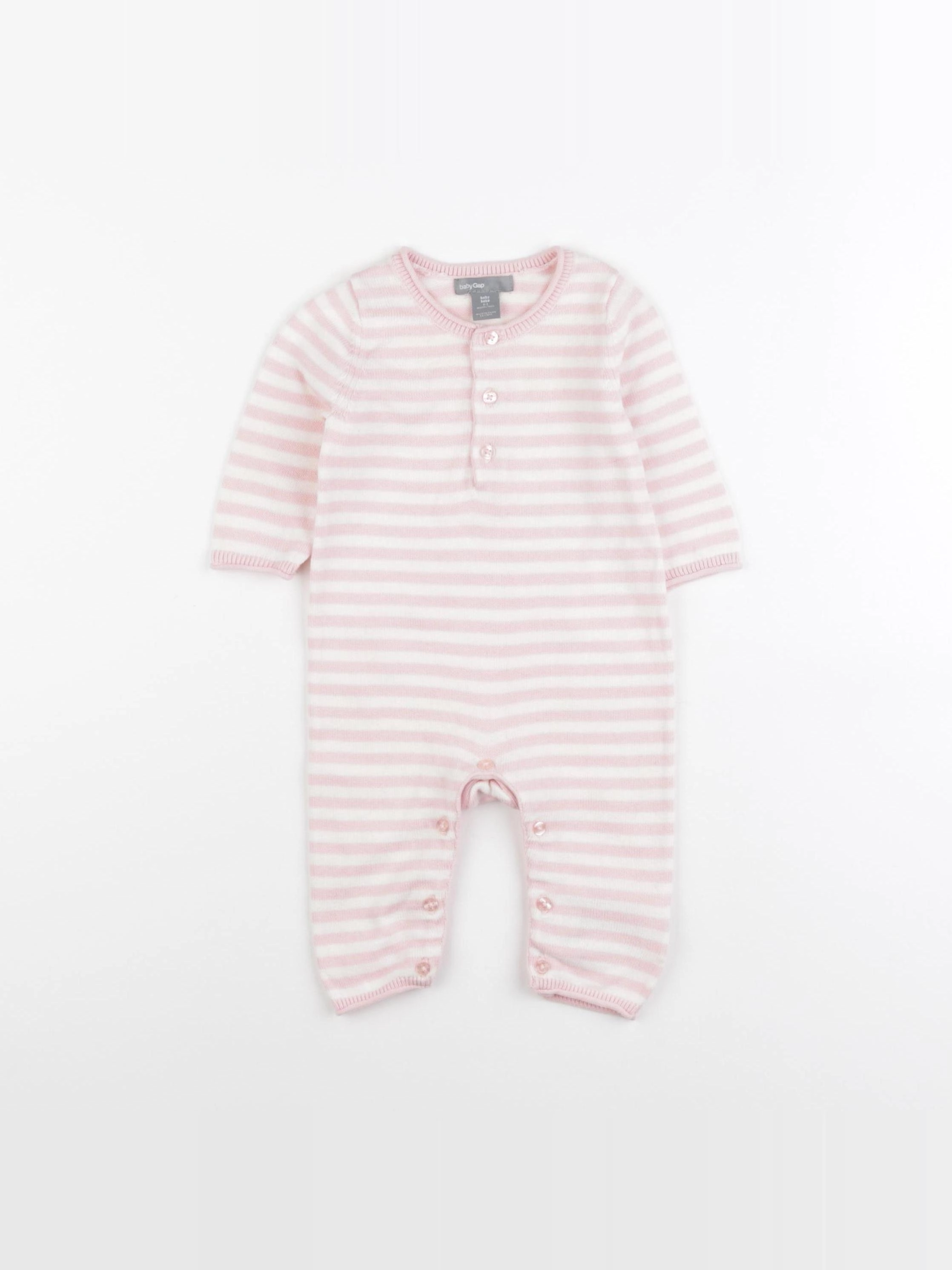 GAP - combinaison blanc, rose - 0/3 mois