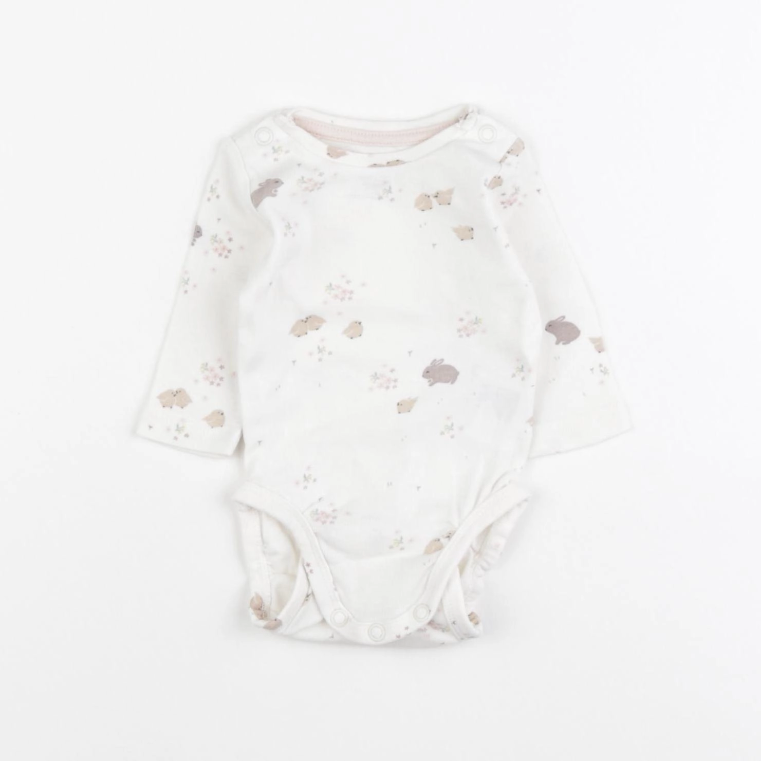 H&M - body blanc - 0/1 mois
