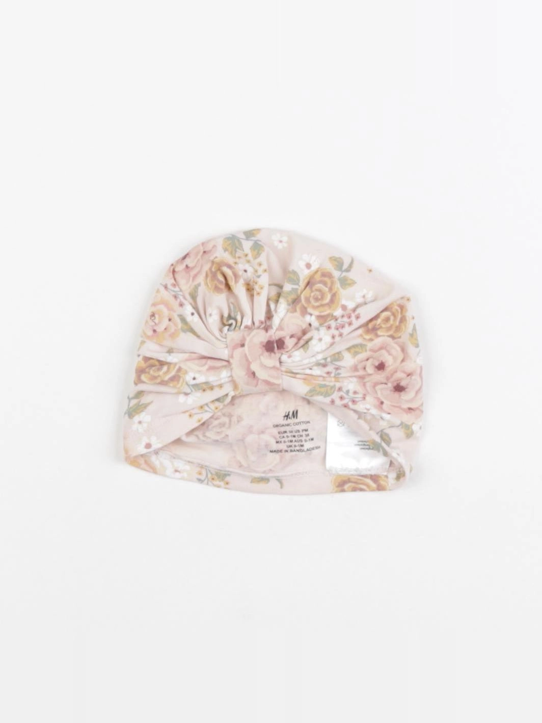 H&M - bonnet multicolore - 0/1 mois