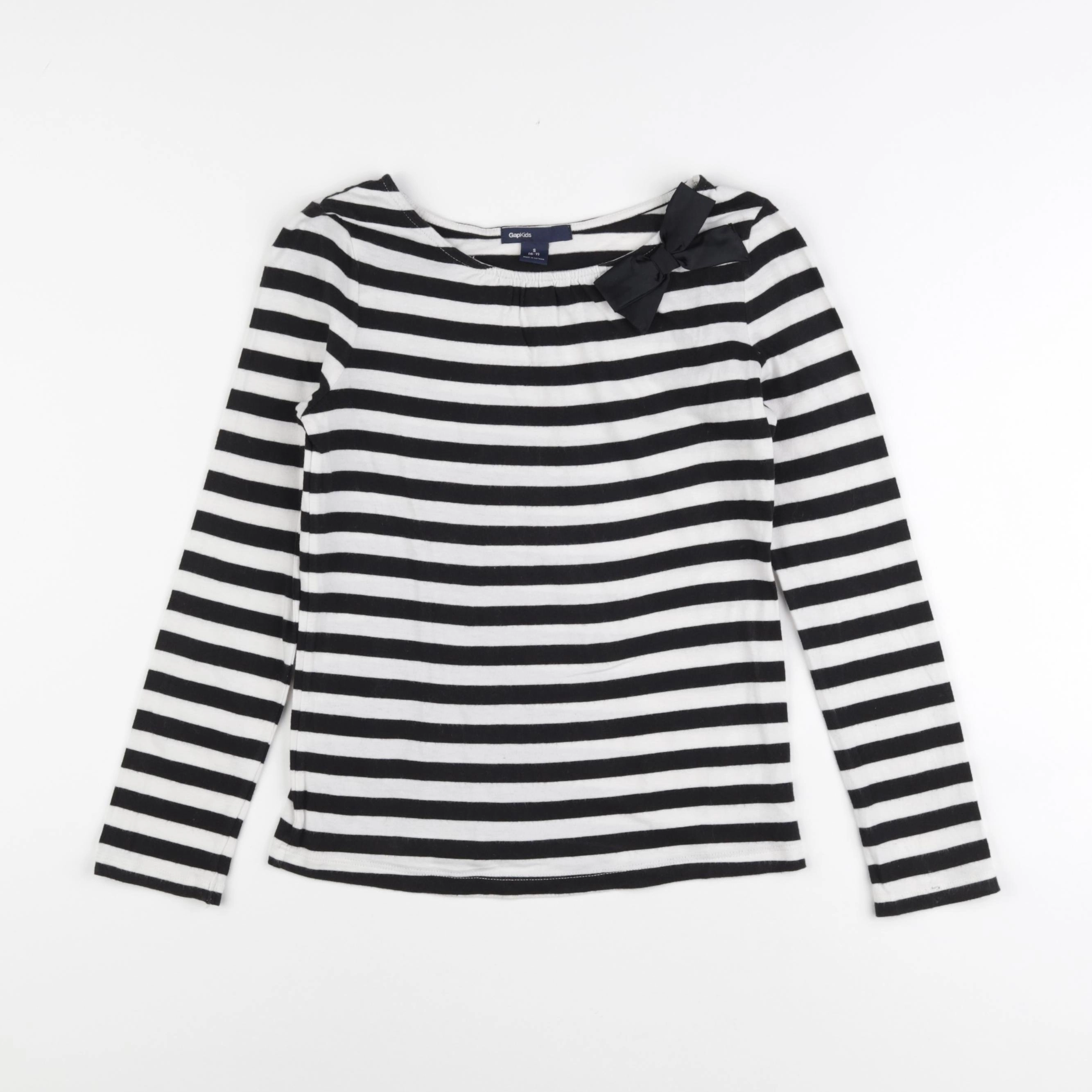 GAP - tee-shirt blanc, bleu - 6/7 ans