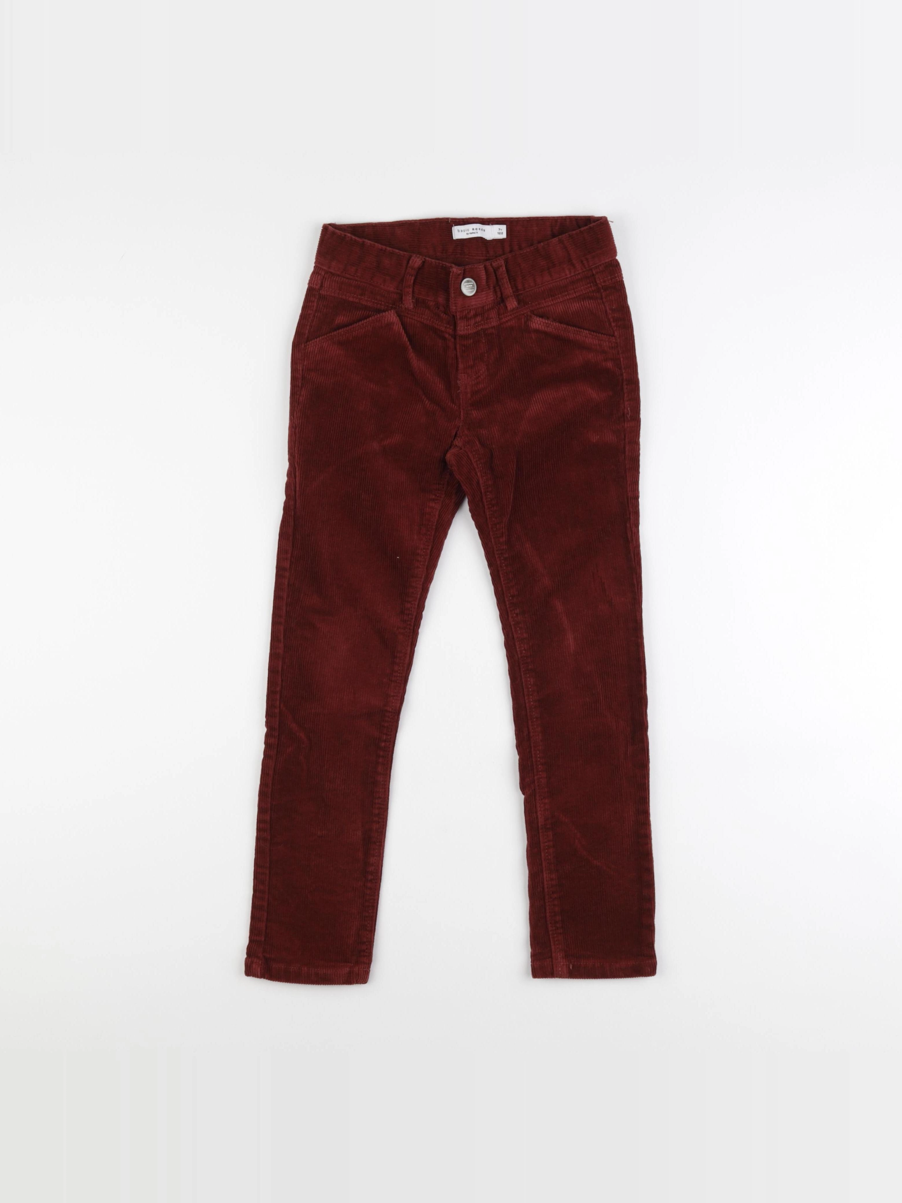 Name it - pantalon rouge - 7 ans