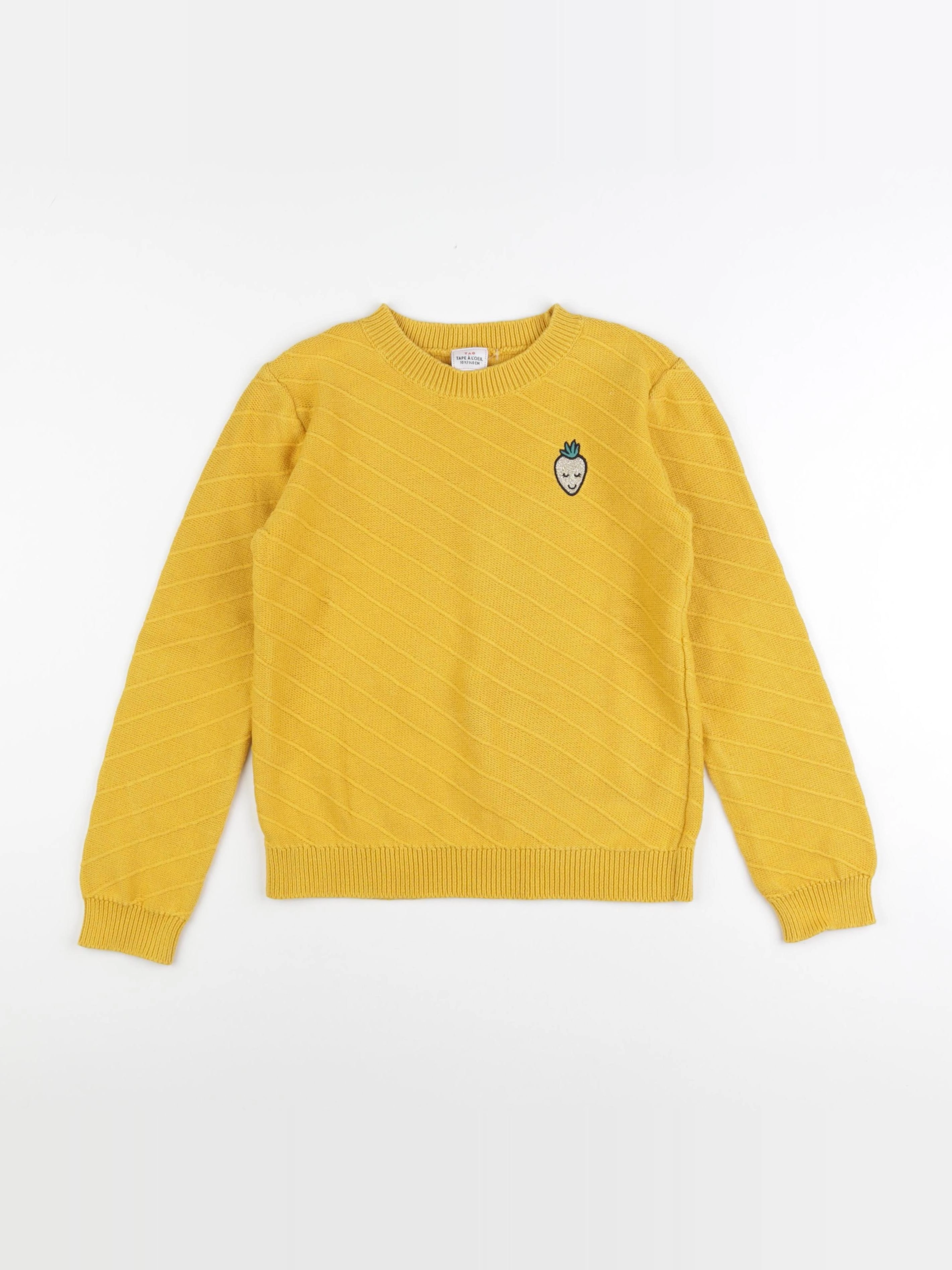 Tape à l'oeil - pull jaune - 10 ans