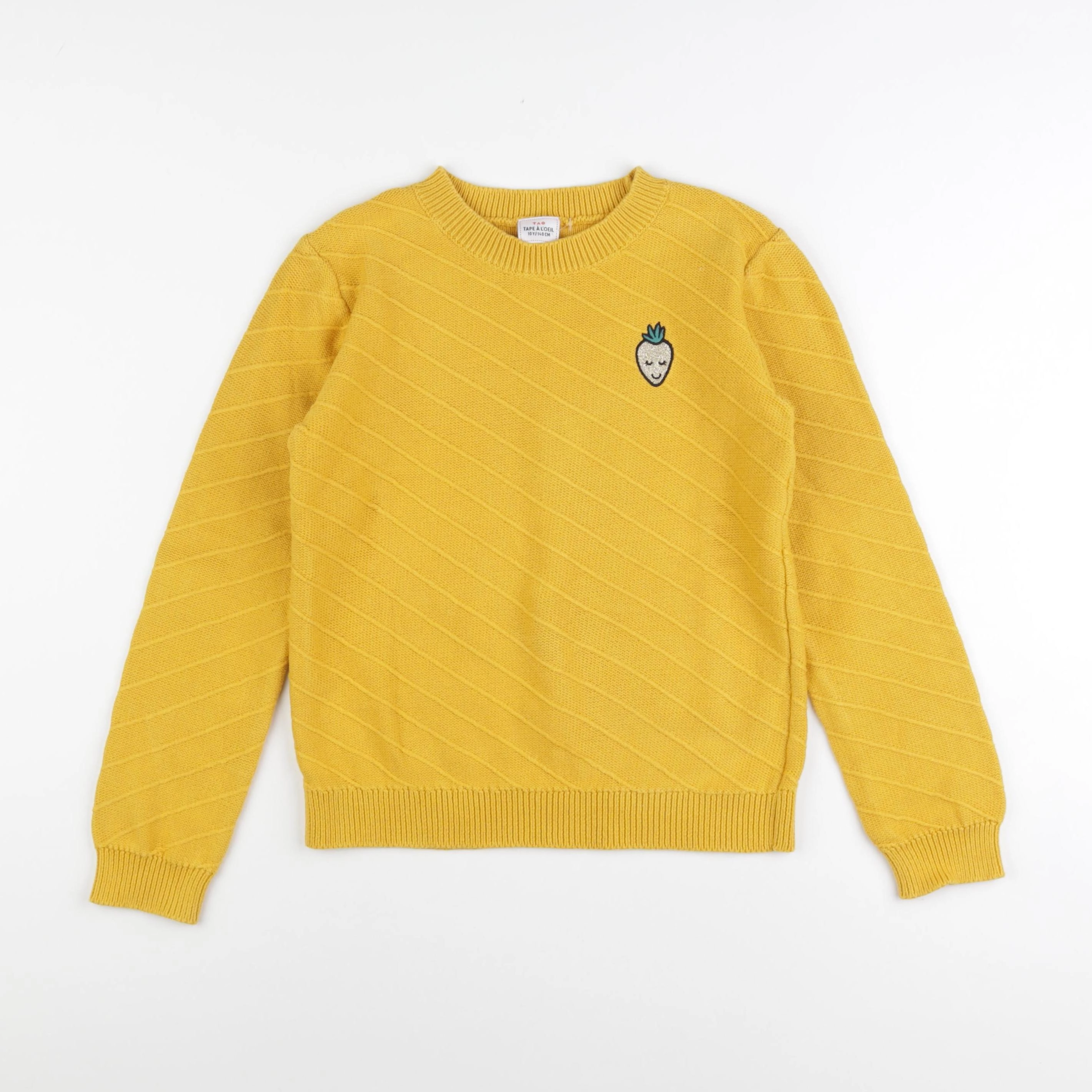 Tape à l'oeil - pull jaune - 10 ans