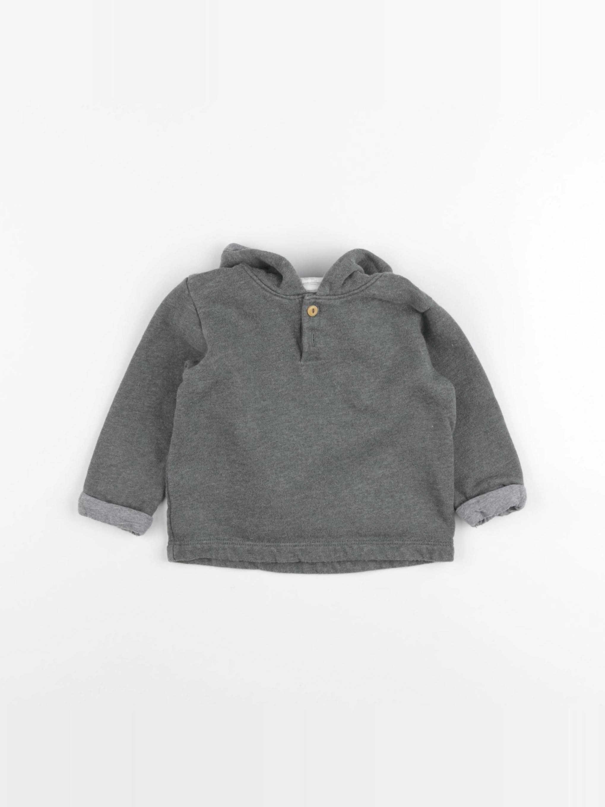 H&M - sweat vert - 3/6 mois