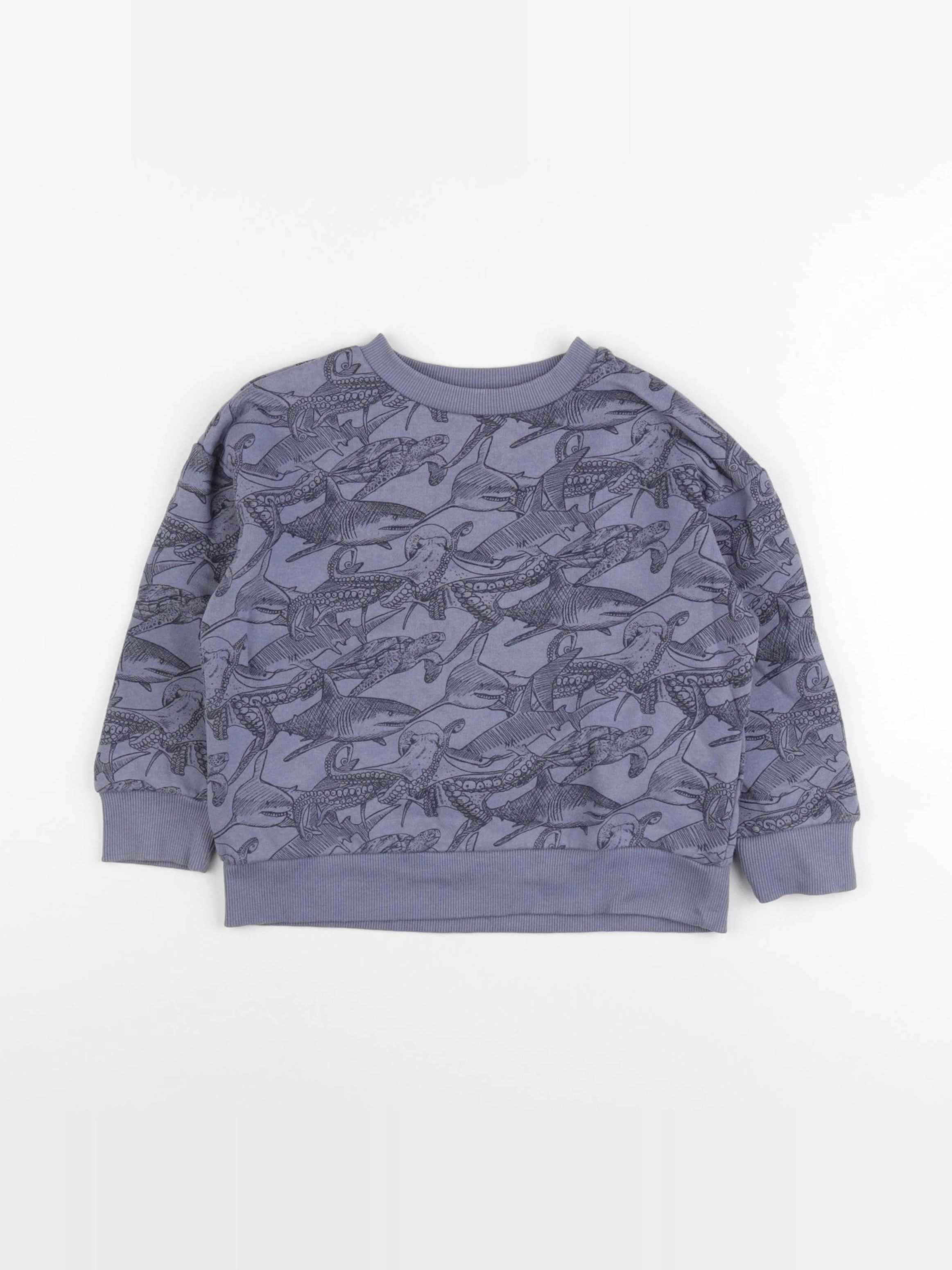 Vertbaudet - sweat bleu - 5 ans