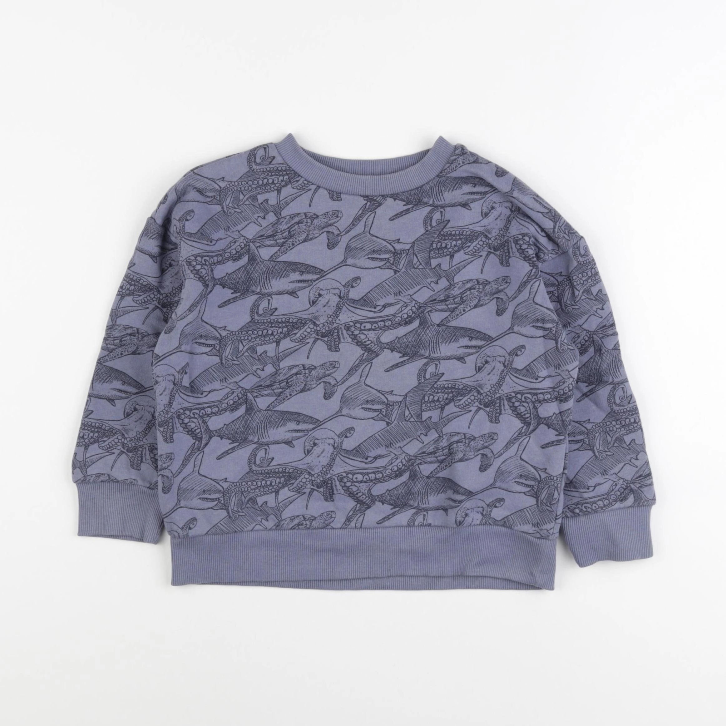 Vertbaudet - sweat bleu - 5 ans