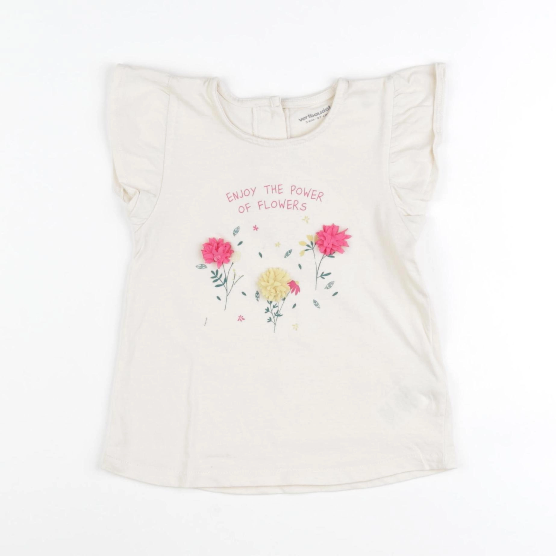 Vertbaudet - tee-shirt multicolore - 3 ans