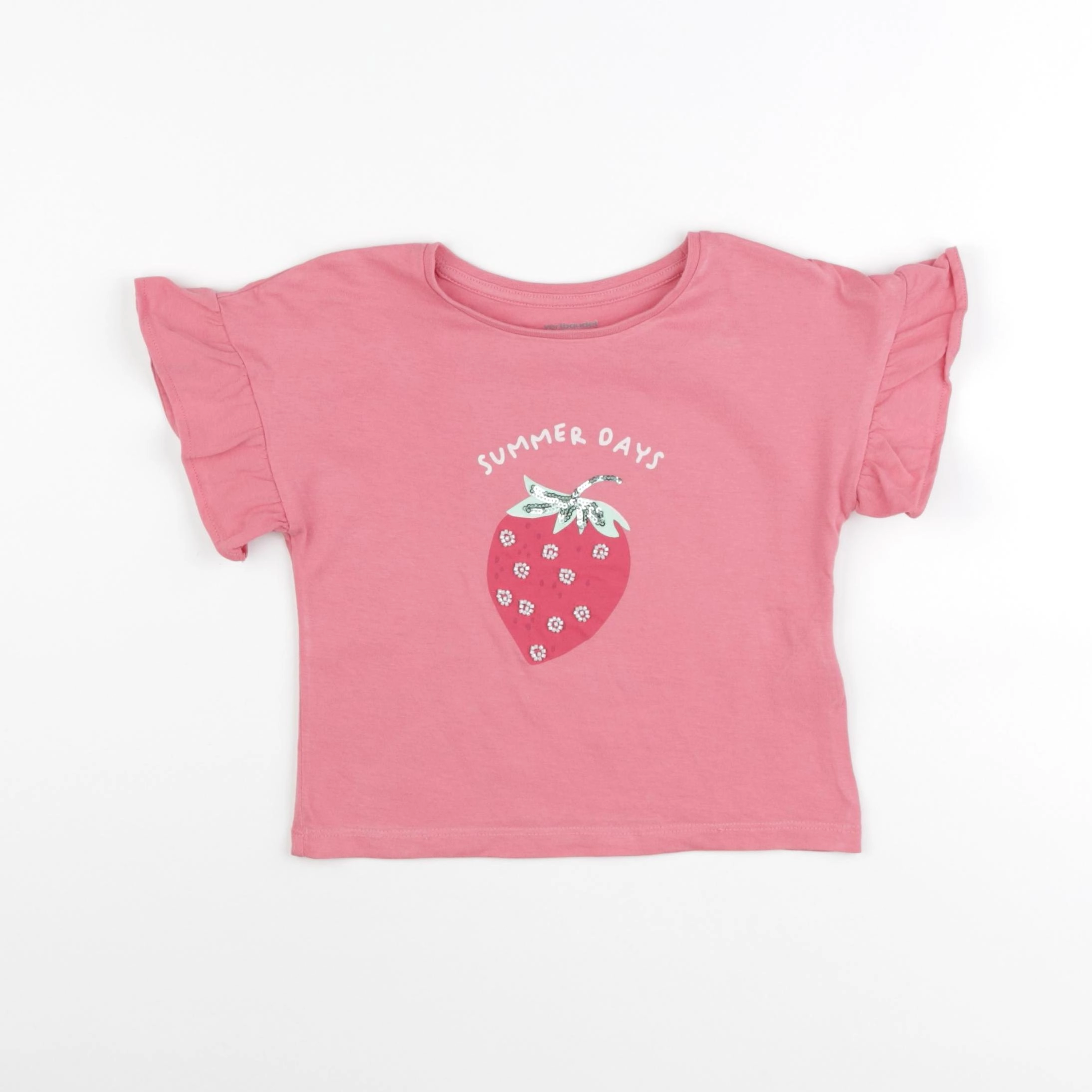 Vertbaudet - tee-shirt rose - 3 ans